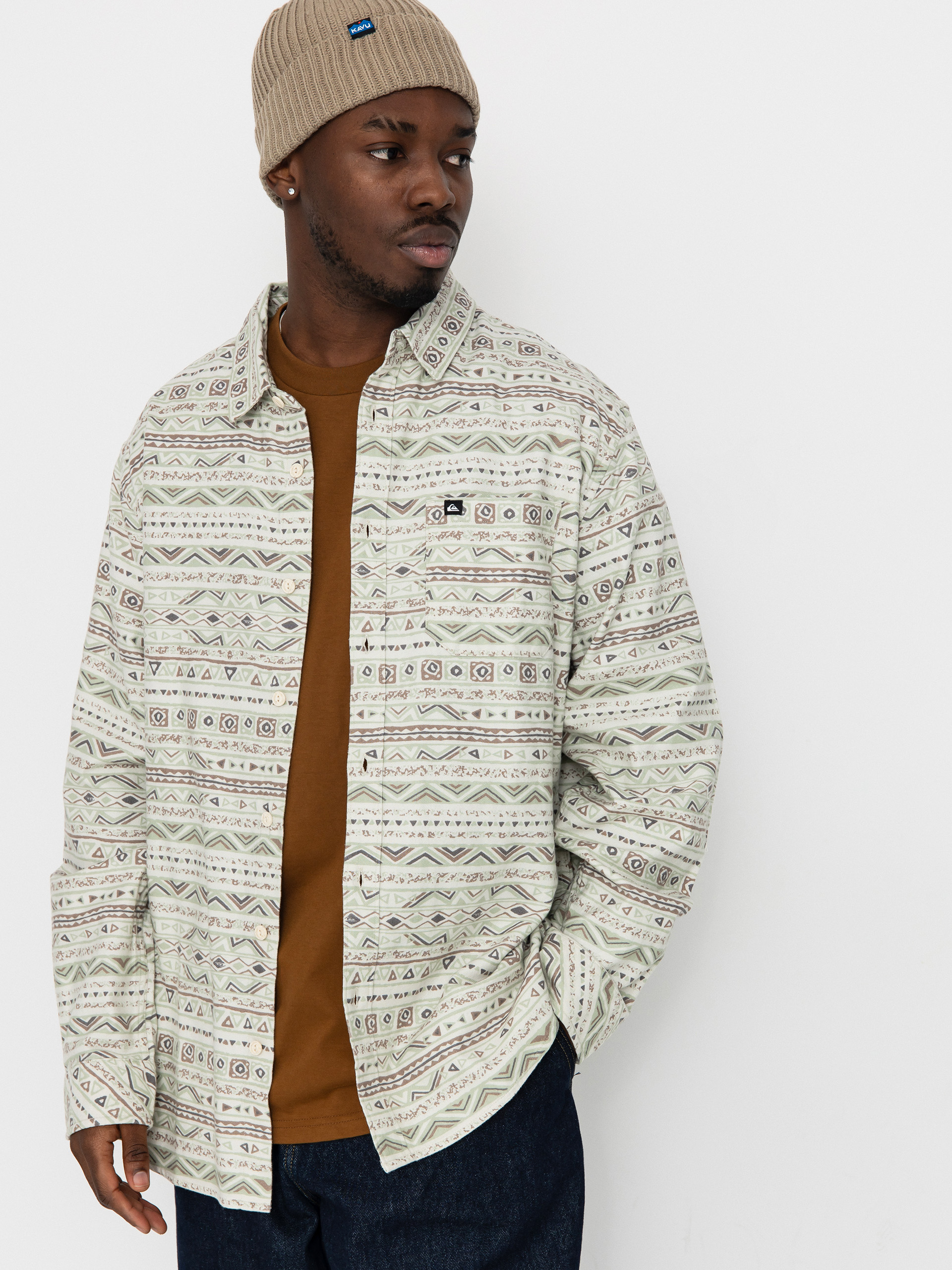 Quiksilver Hemd Aop Classic Flannel (desertsage aop classic fl)