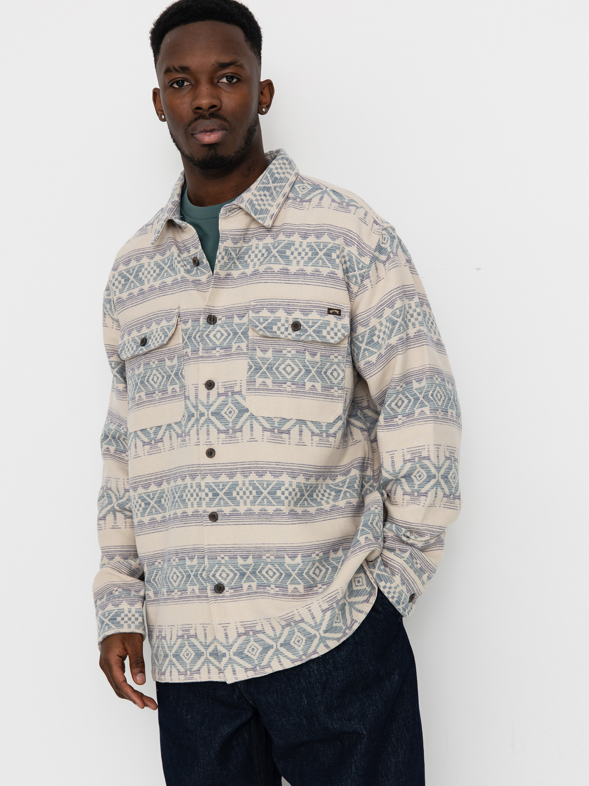 Billabong Shirt Offshore Jacquard - brown (taupe)