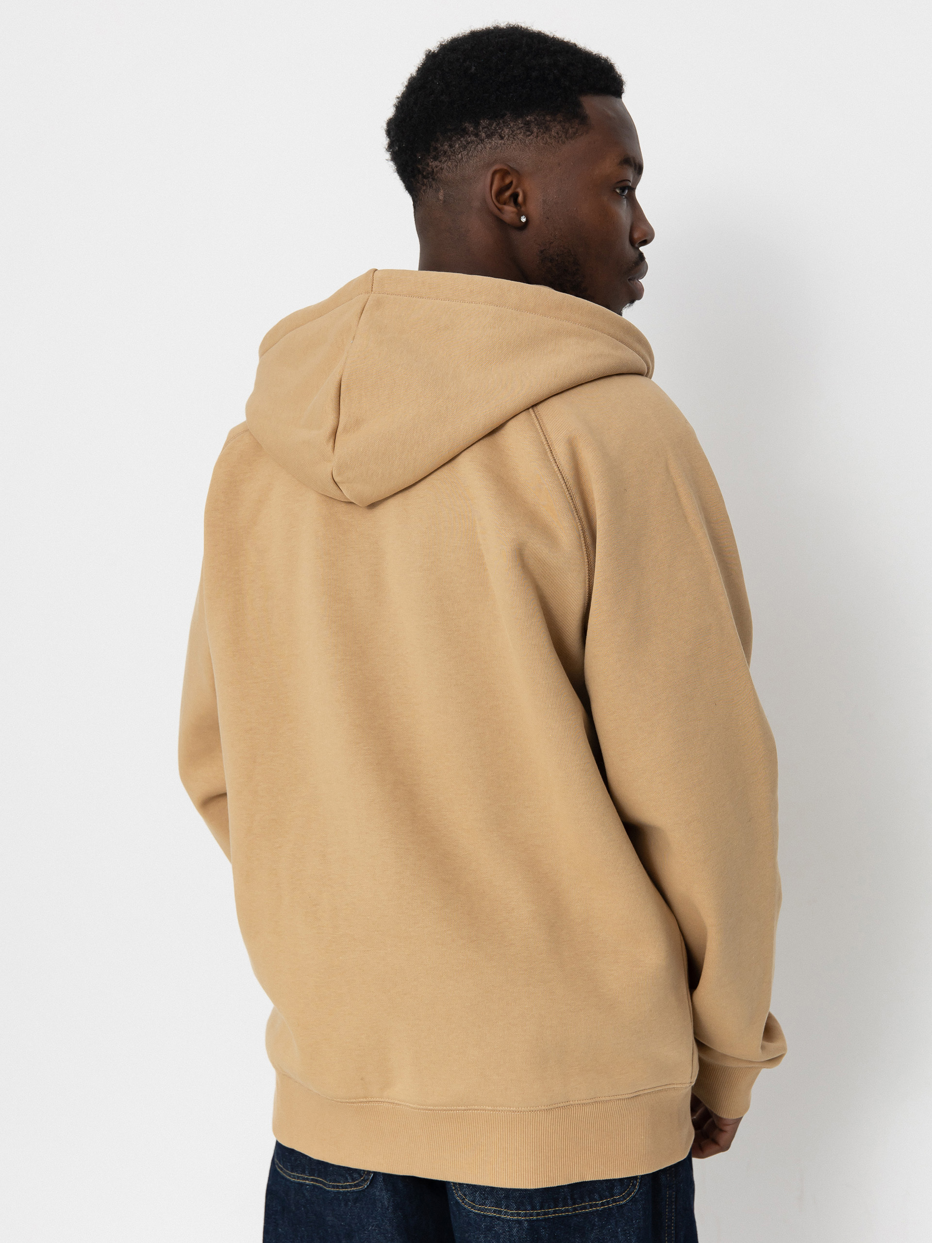 ★ドイツ発*carhartt WIP*新作*Chase ZIPフーディ/Dusty-h-brown Carhartt WIP Hooded Chase Sweatshirt, Dusty H Brown / Gold