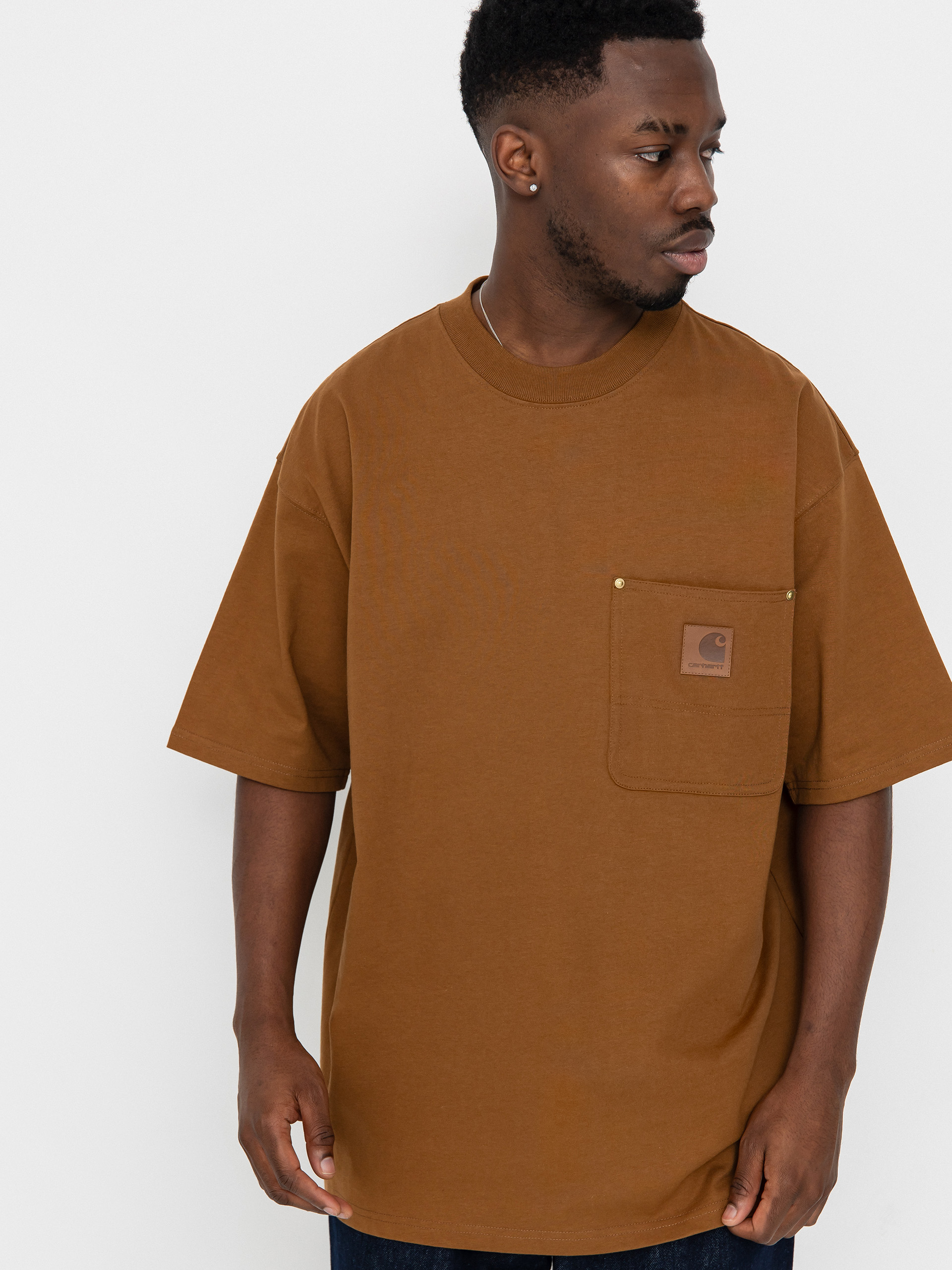 Carhartt WIP Eldon Pocket T-Shirt - brown (hamilton brown)
