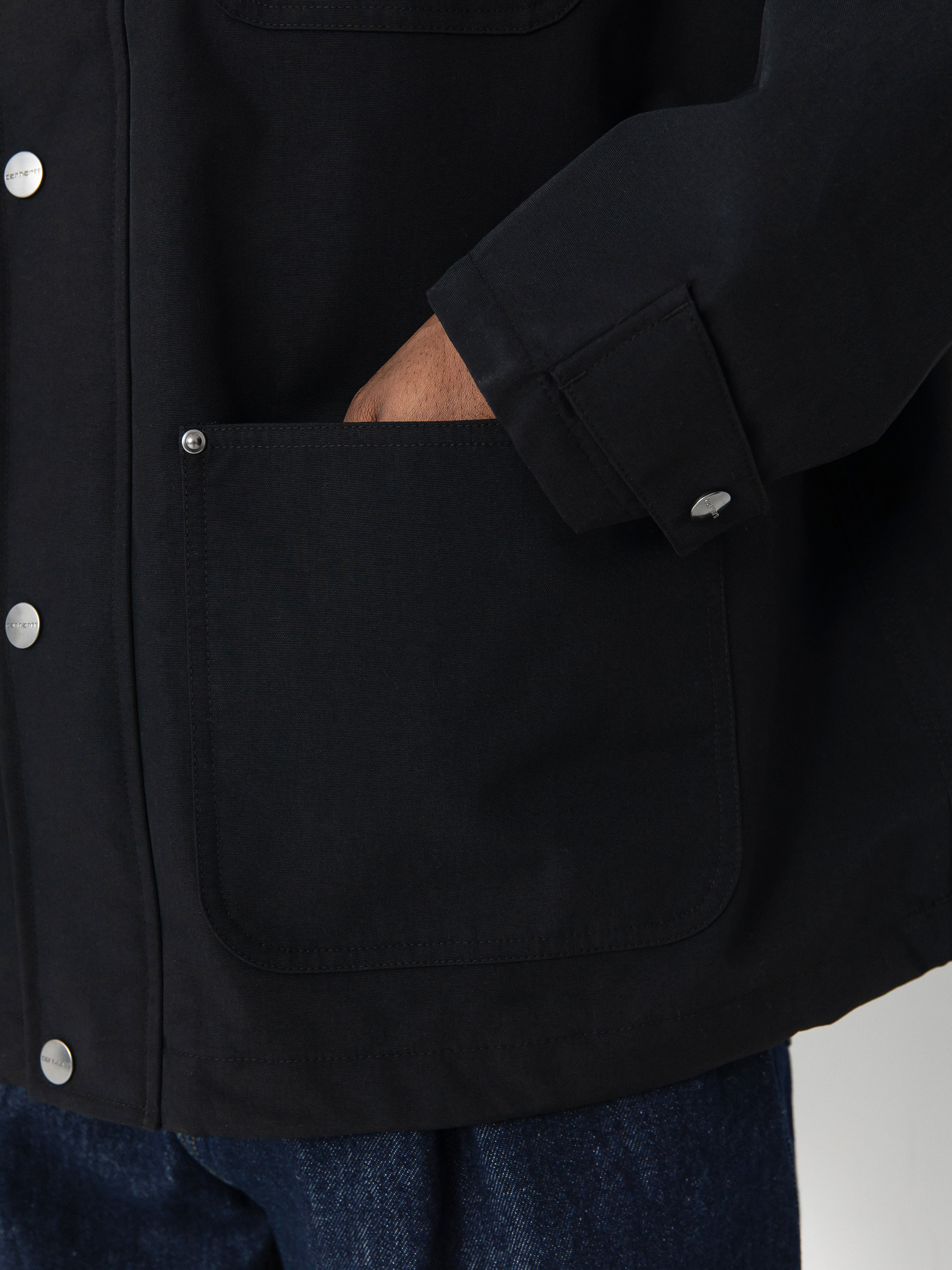 Carhartt WIP Jacket Clapton - black (black/black)