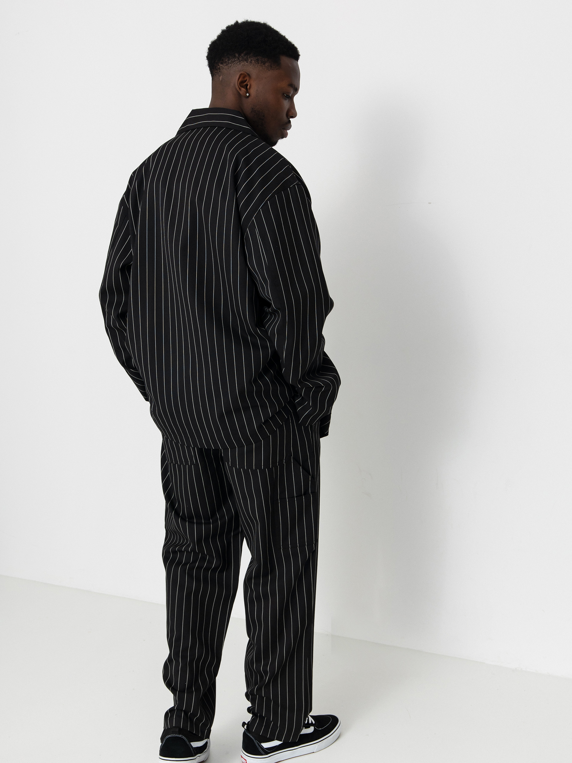 Carhartt WIP Jacket Seaton Blazer - black (seaton stripe black)