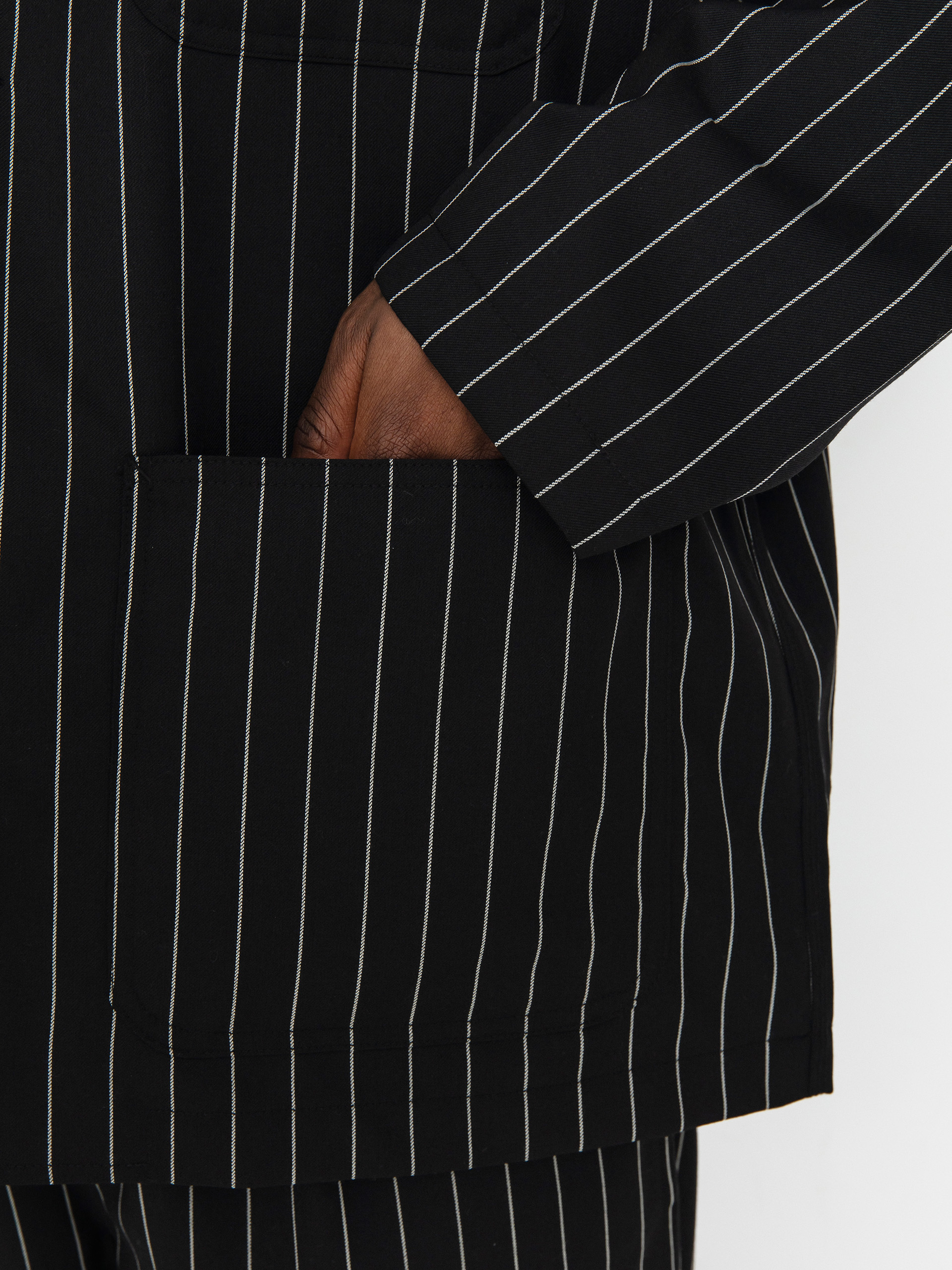 Carhartt WIP Jacket Seaton Blazer - black (seaton stripe black) Carhartt WIP Jacket Seaton Blazer - black (seaton stripe black)