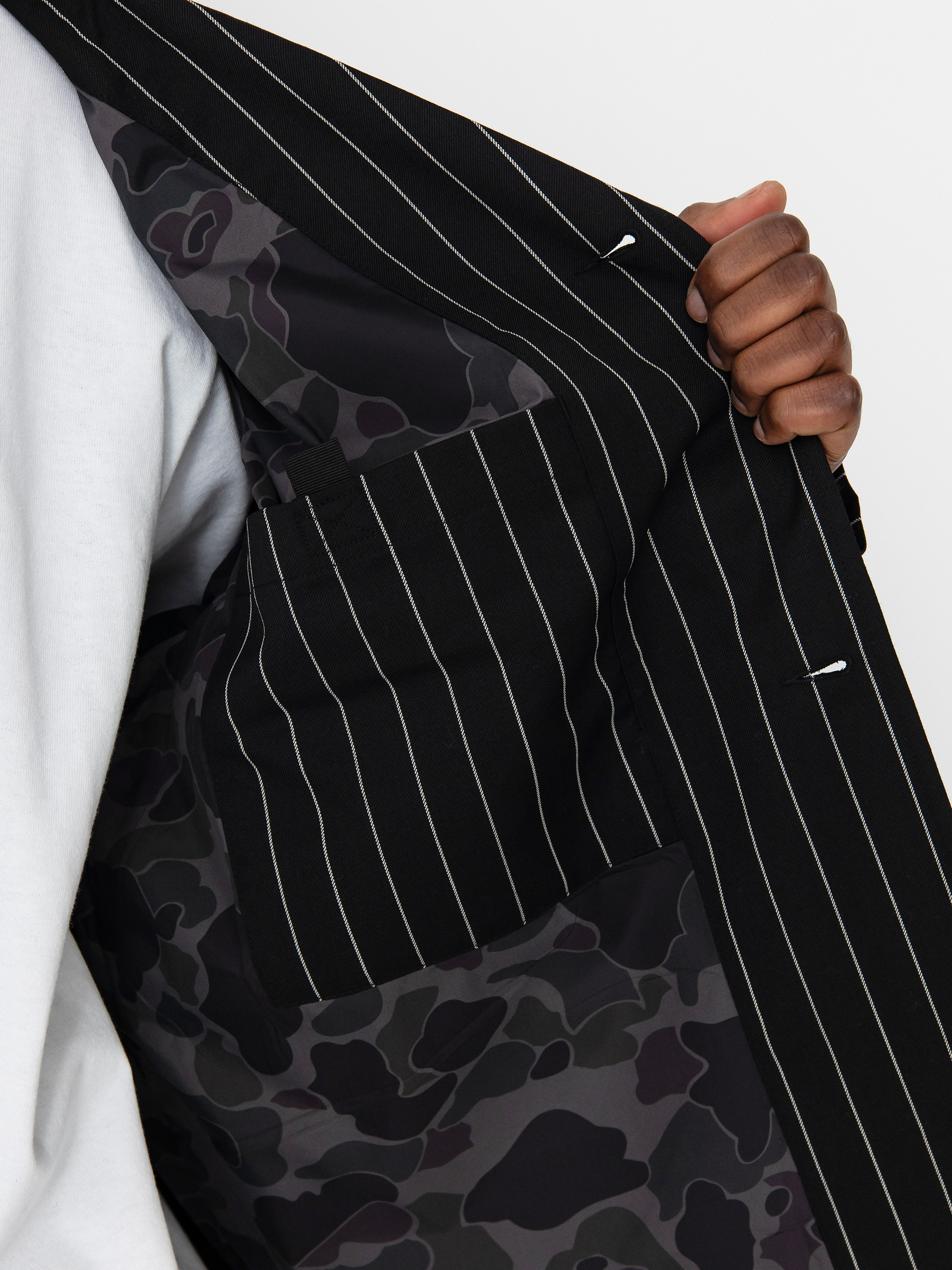 Carhartt WIP Jacke Seaton Blazer (seaton stripe black)