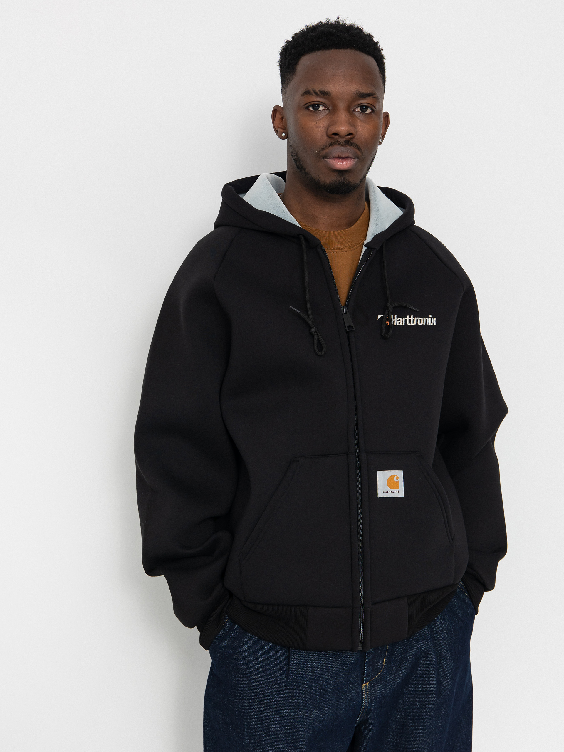 Carhartt WIP Jacket Harttronix Car Lux (black/grey heather)
