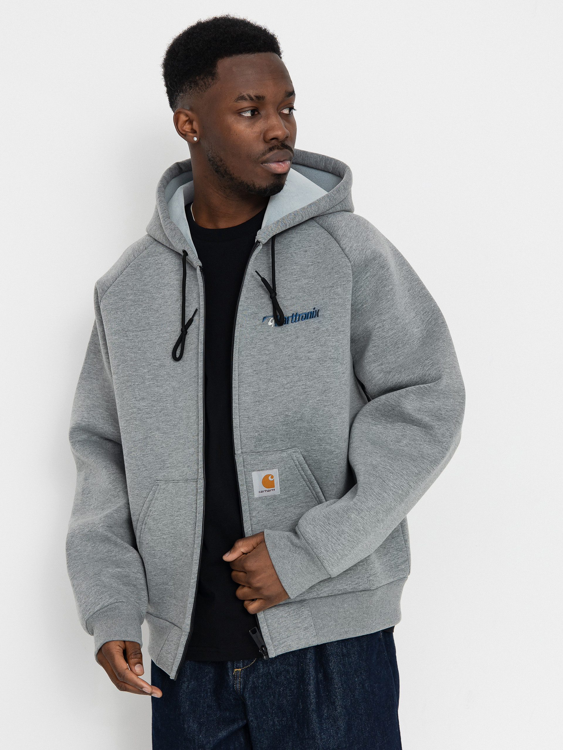 Carhartt WIP Jacket Harttronix Car Lux (dark grey heather/grey)