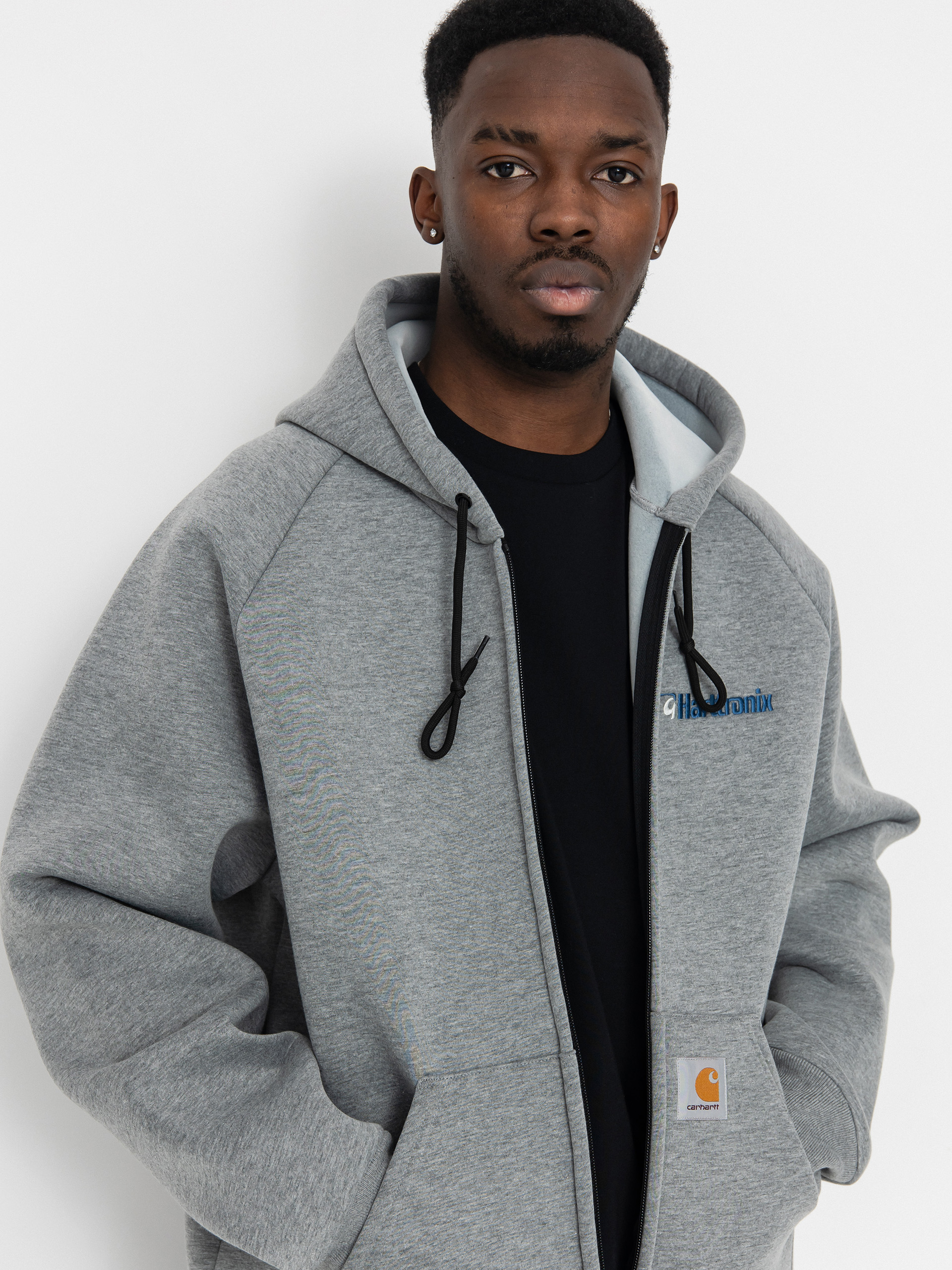 Carhartt WIP Jacket Harttronix Car Lux (dark grey heather/grey)