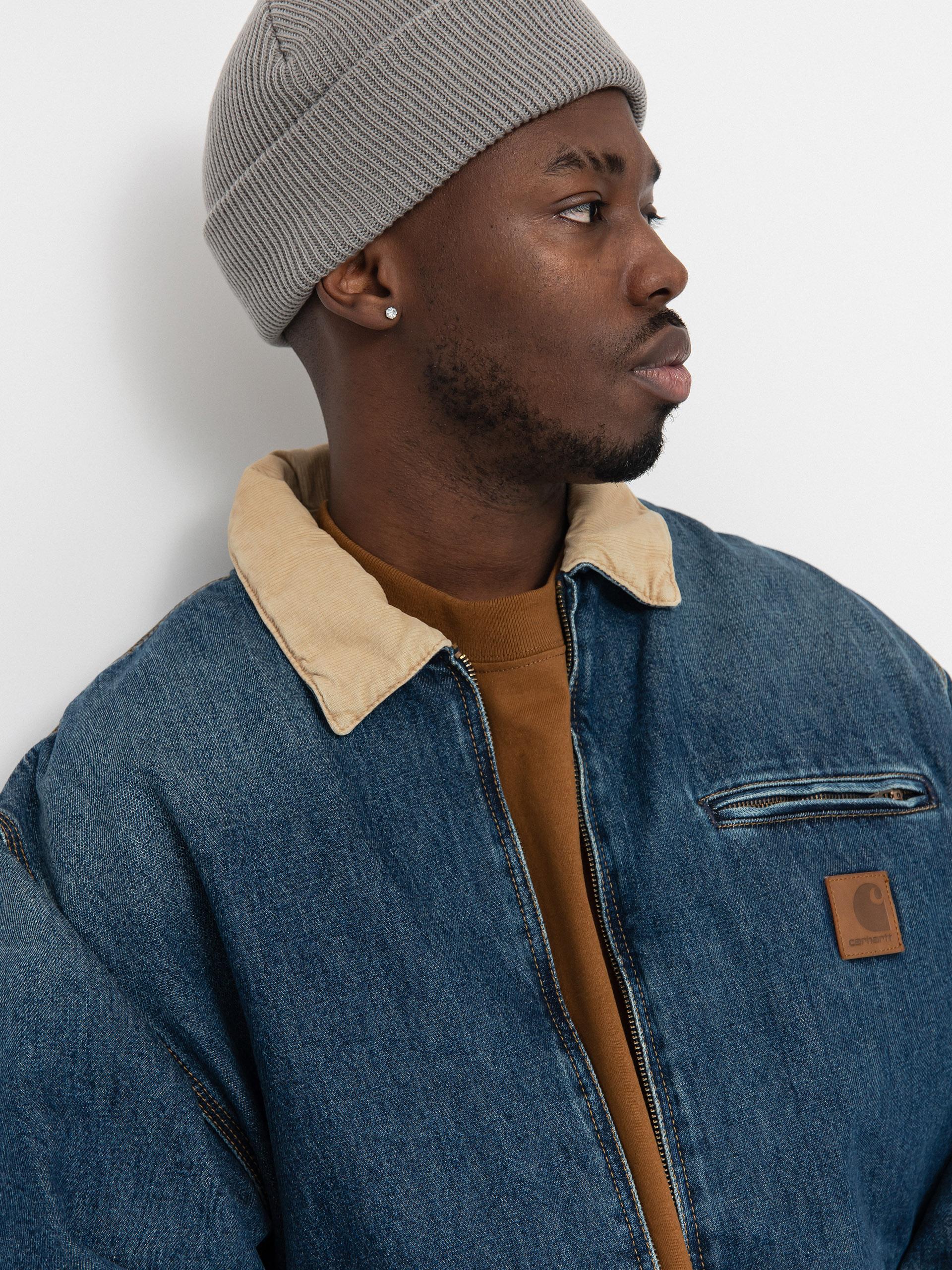 Carhartt WIP Jacket OG Detroit - blue (blue/dusty h brown)