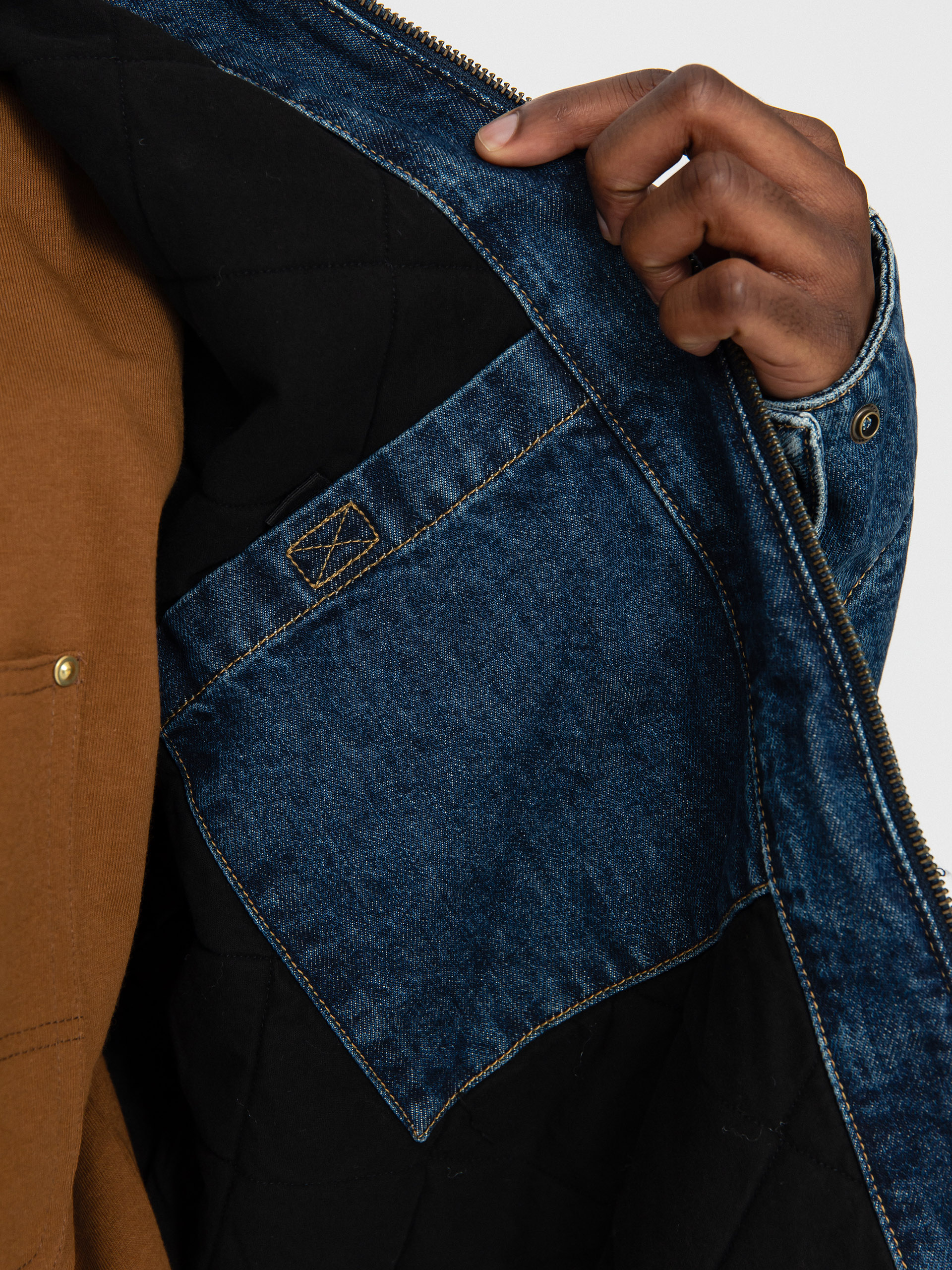 Carhartt WIP Jacket OG Detroit (blue/dusty h brown)