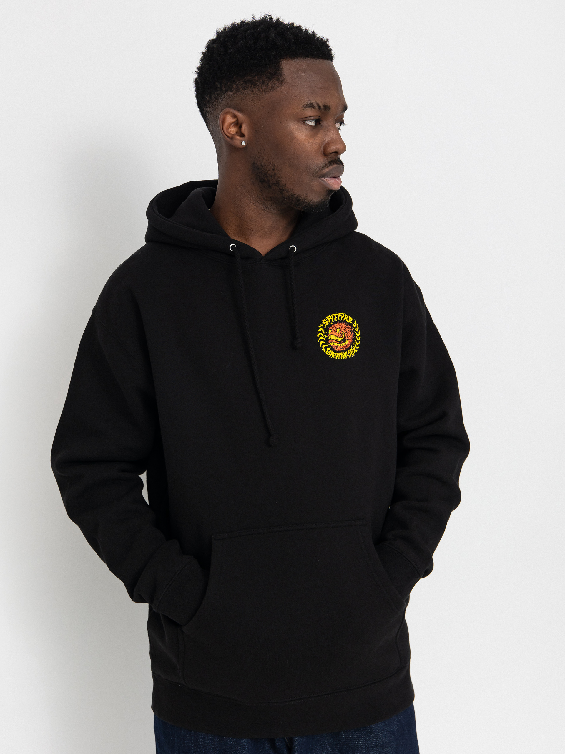 Spitfire Hoodie Flying Grimple HD (black)