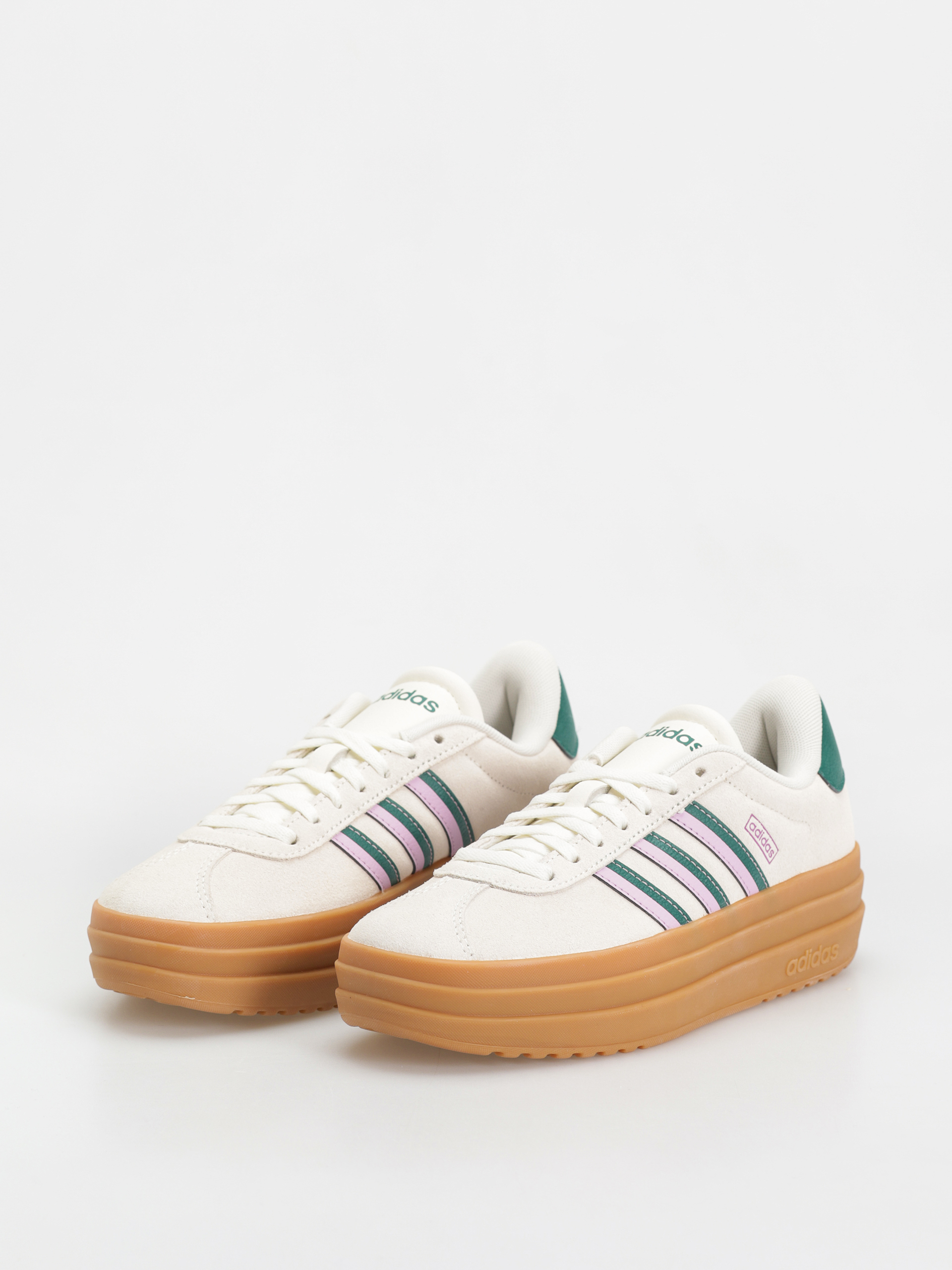 adidas Vl Court Bold Wmn Shoes (owhite/cgreen/blilil)