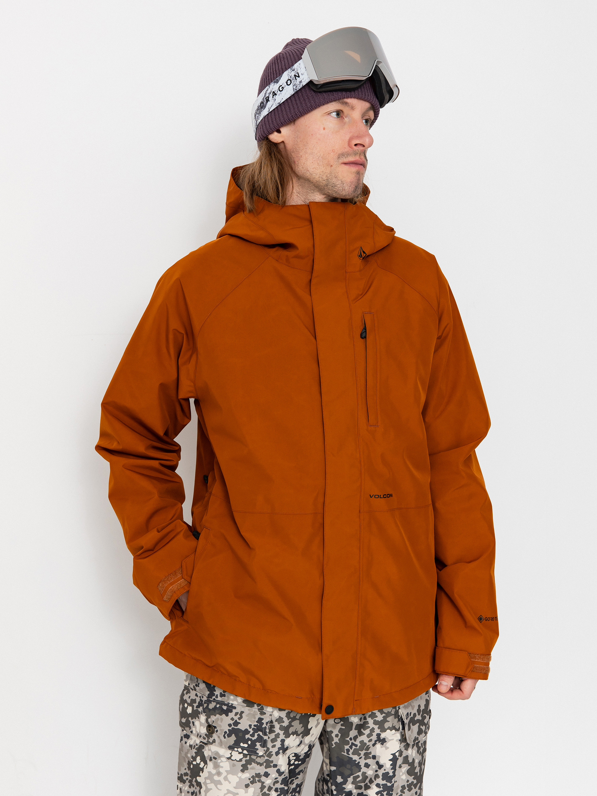 Mens Volcom Snowboard jacket Dua Ins Gore (caramel)
