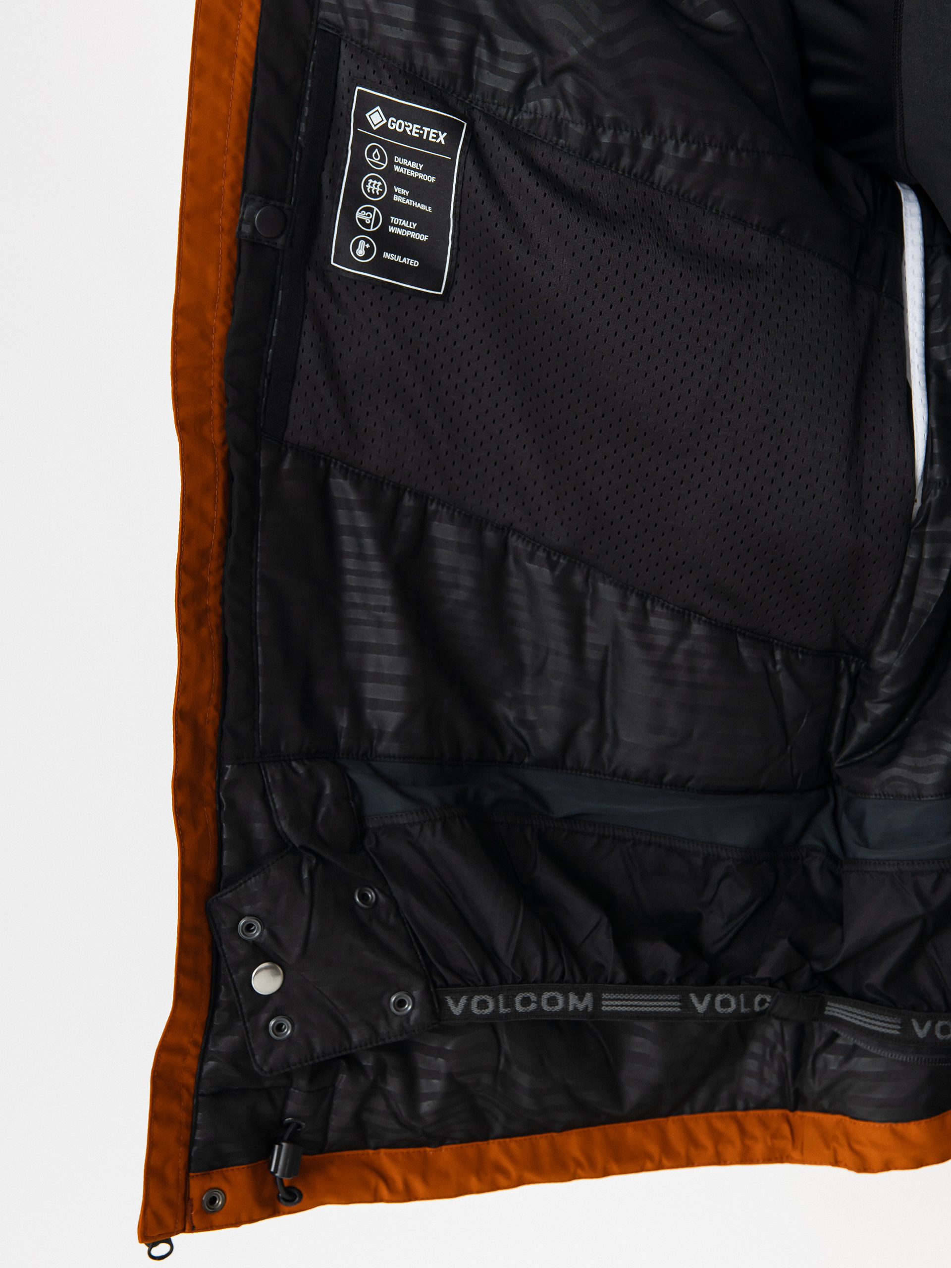 Mens Volcom Snowboard jacket Dua Ins Gore (caramel)