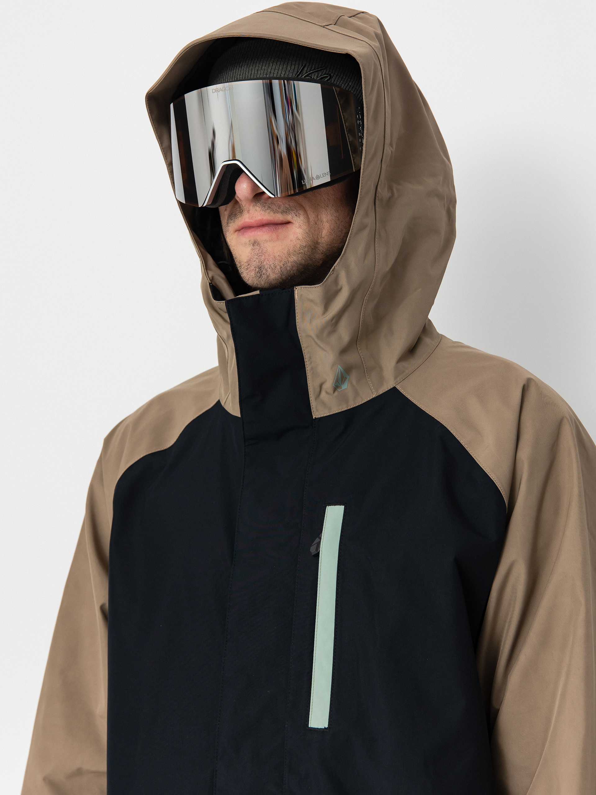 Mens Volcom Snowboard jacket Dua Gore Tex (chestnut brown)