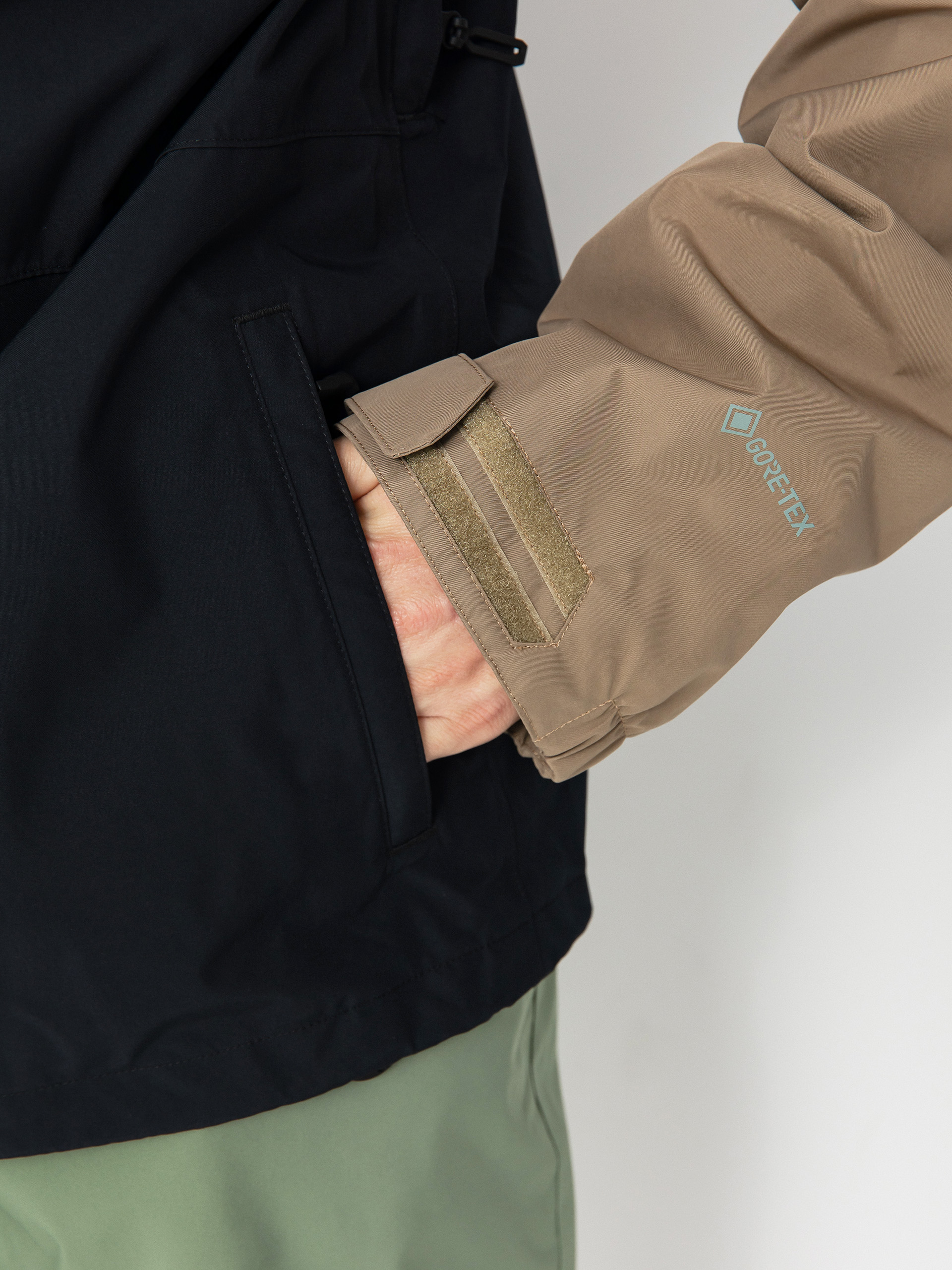 Volcom Snowboard jacket Dua Gore Tex - brown, black