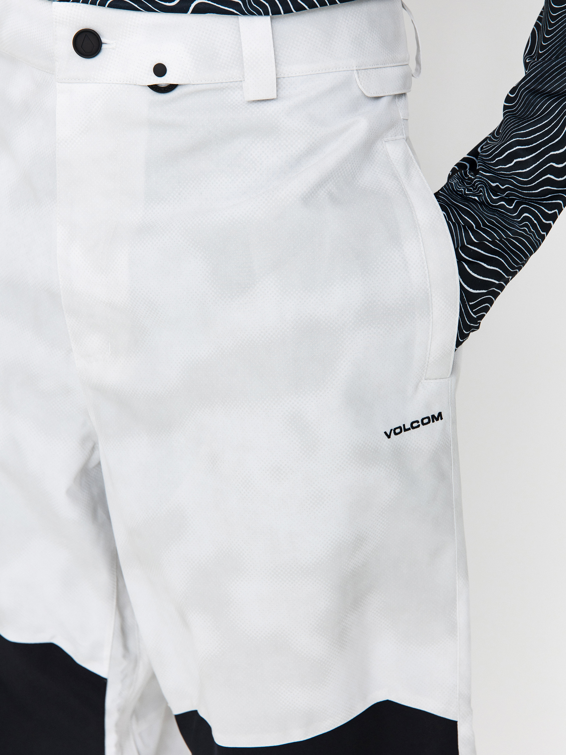 Herren Volcom Snow Billow Snowboard Hose (white camo)