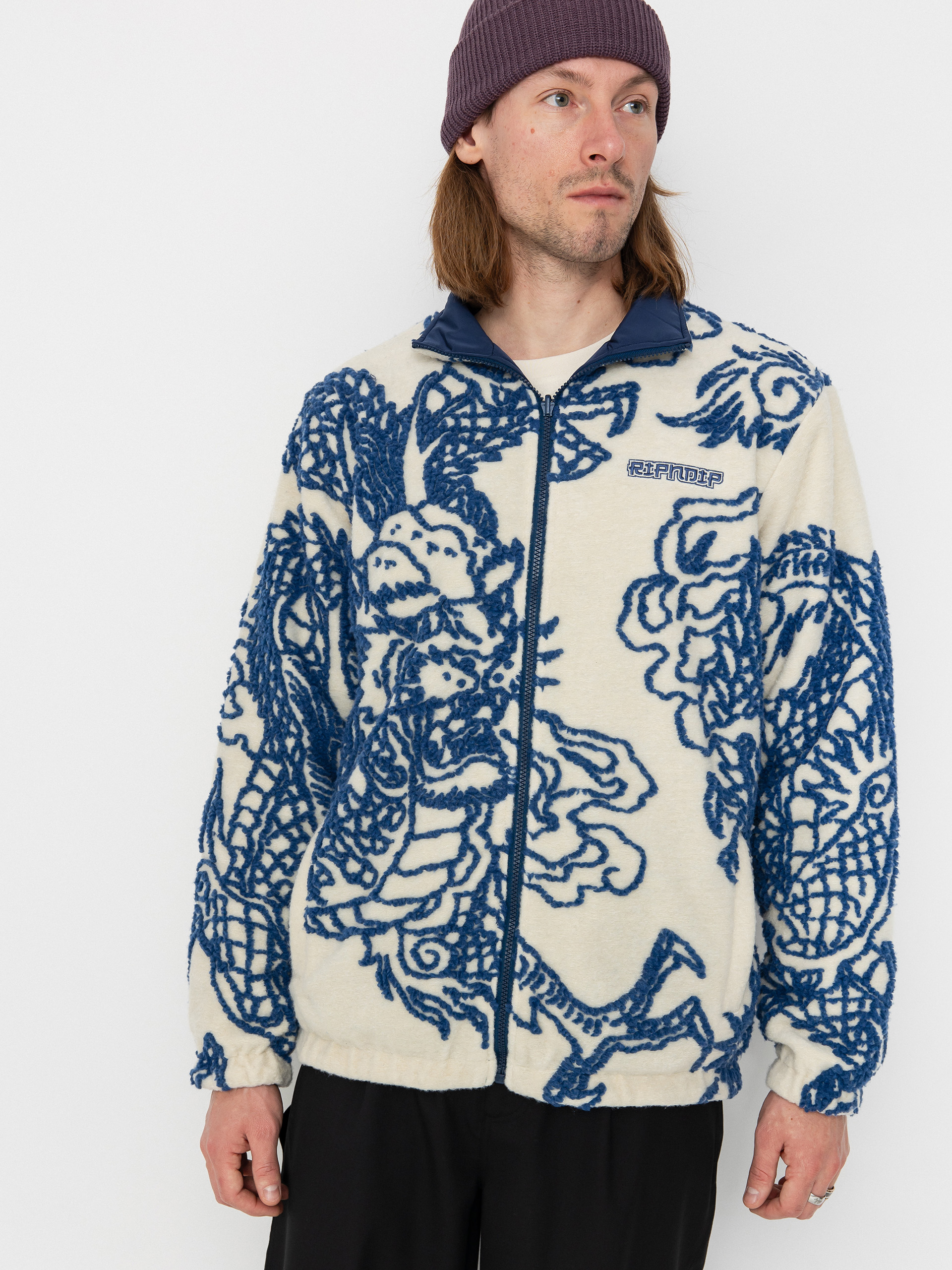 RipNDip Jacke Haku Reversible (off white/navy)