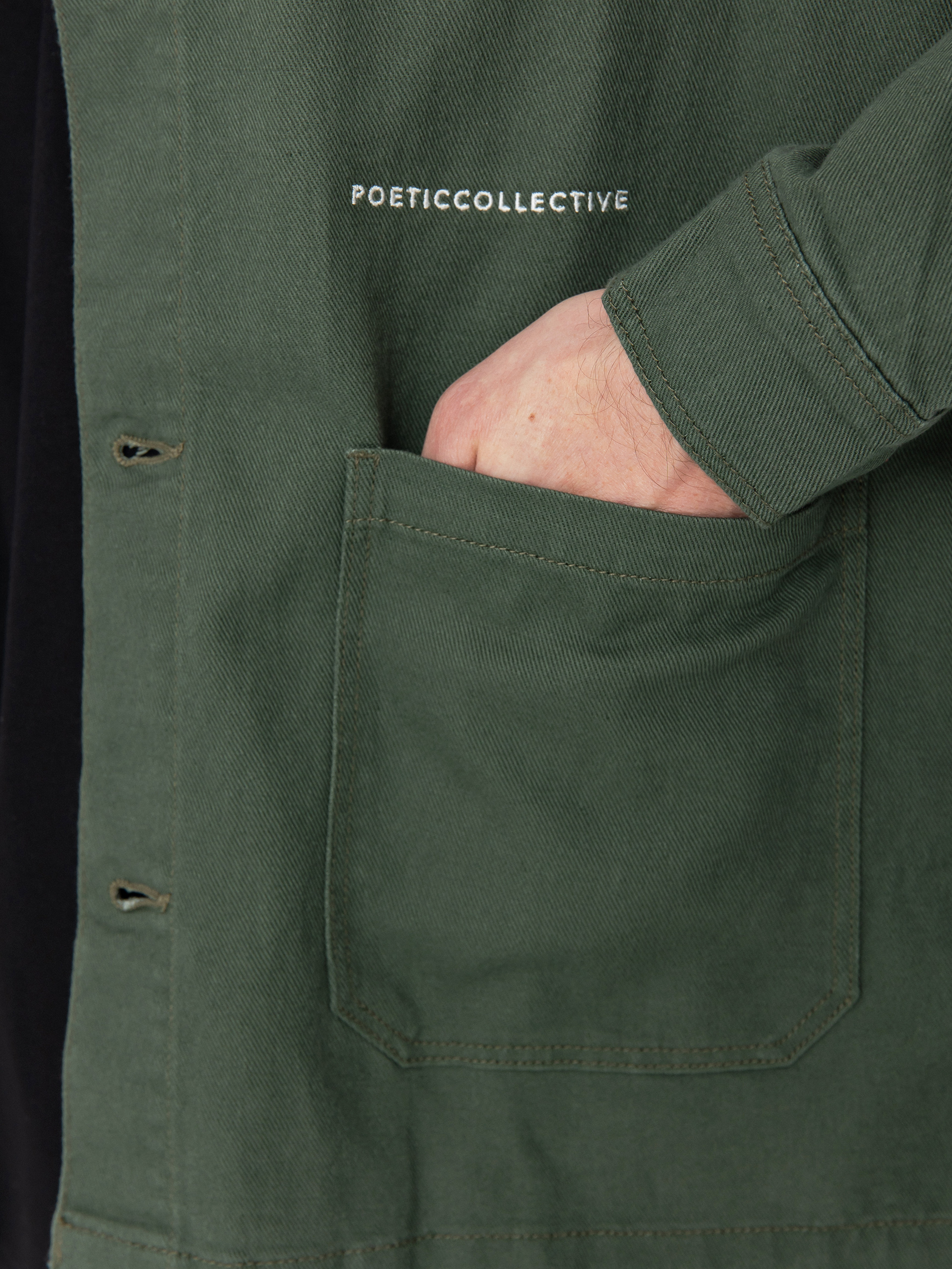Poetic Collective Jacke Worker (green)