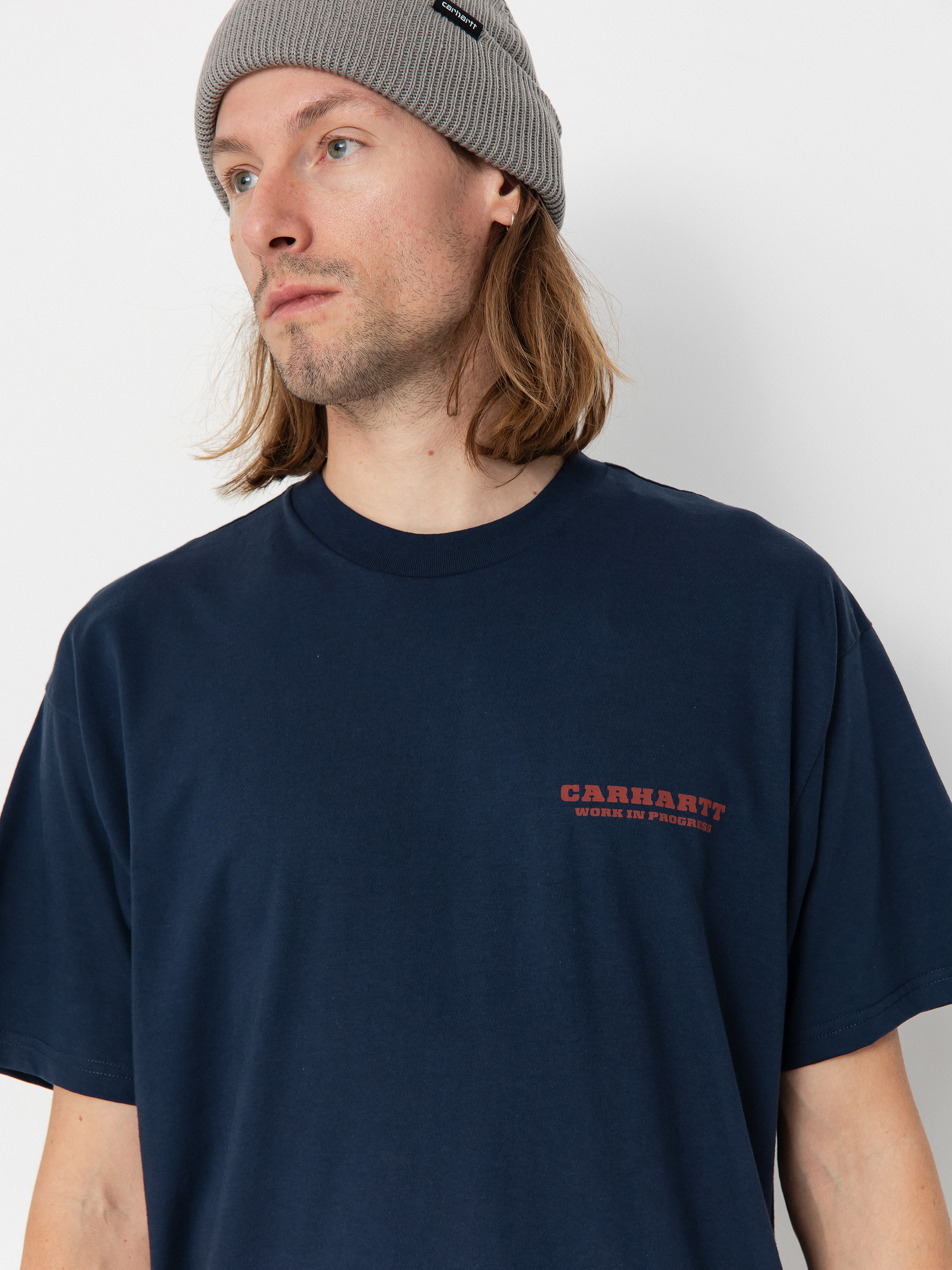 Carhartt WIP T-Shirt Runaway (blue/vermillion)