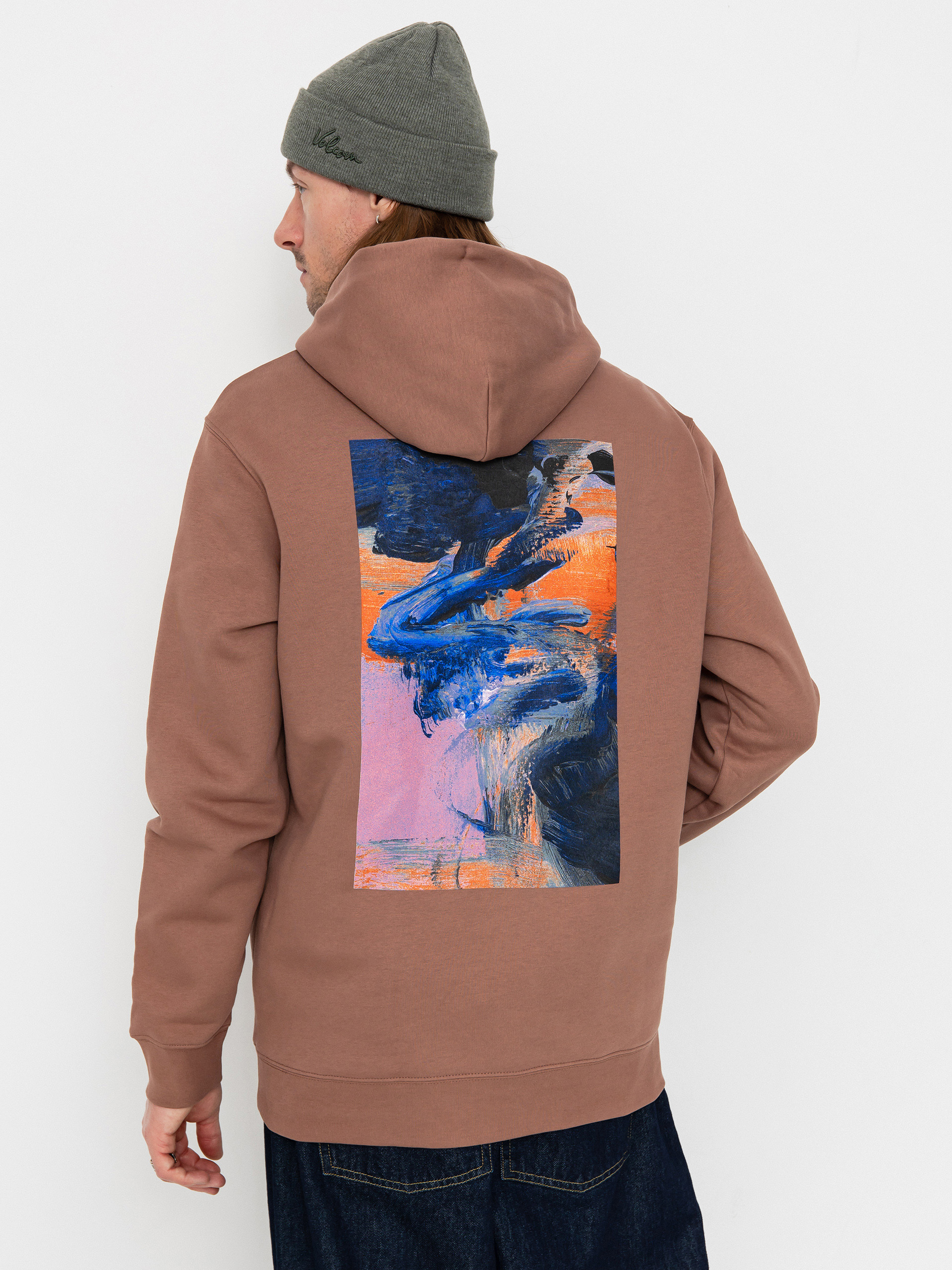 Nike SB Fleece Animal Aop HD Hoodie - brown (elemental gold)