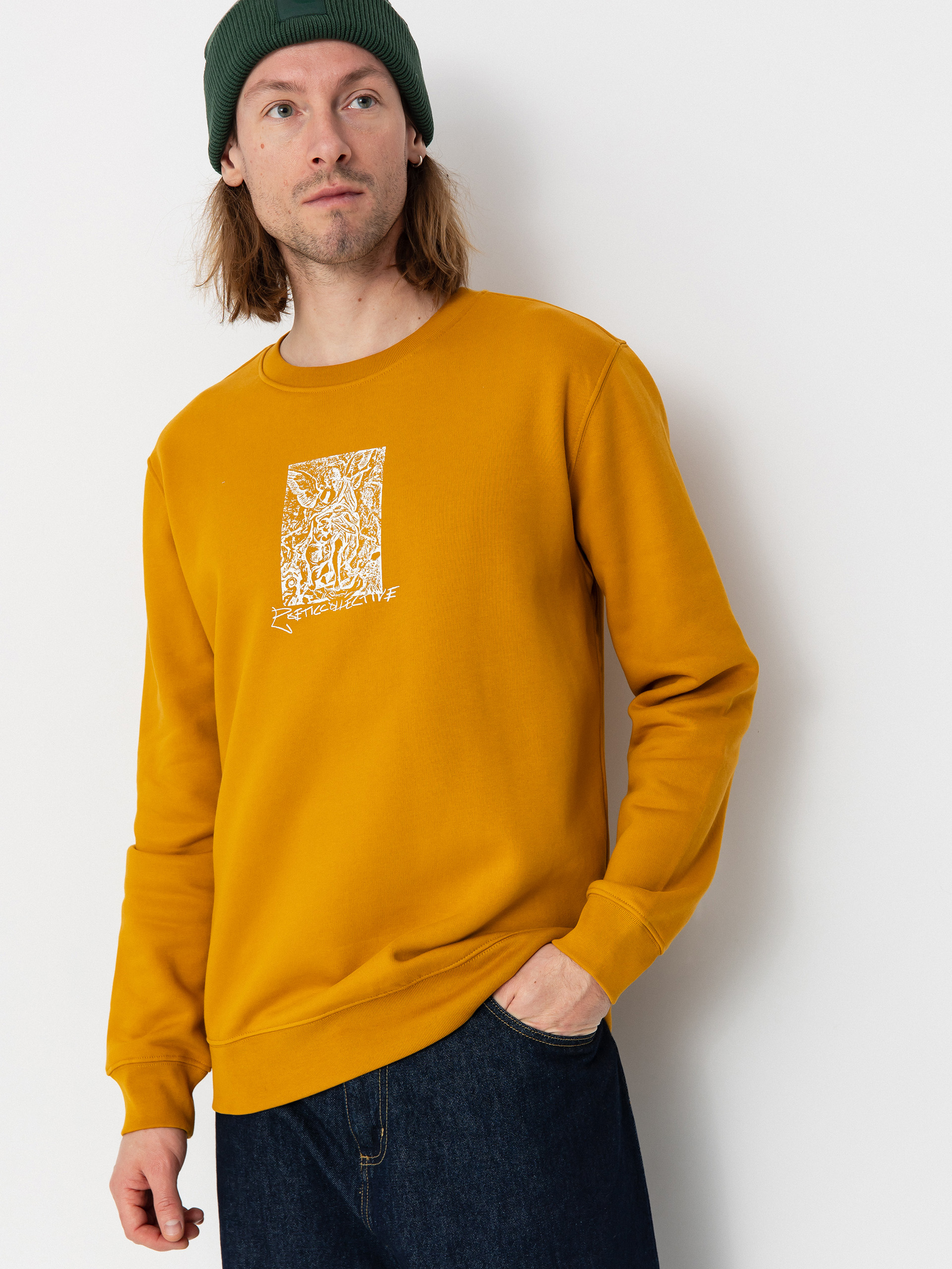 Poetic Collective Sweatshirt Angel Crewneck (orange)