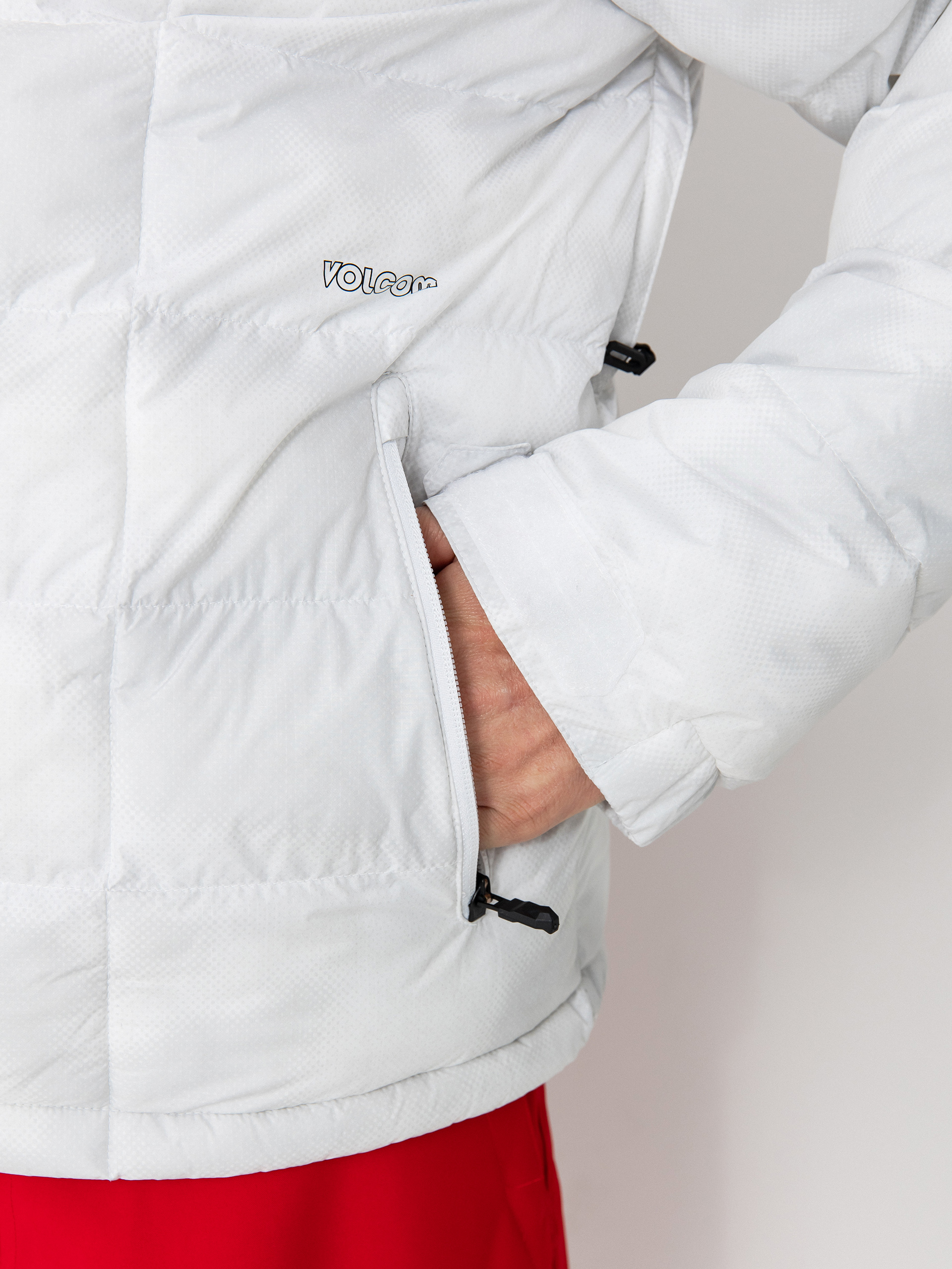 Mens Volcom Snowboard jacket Sew Down (white camo)