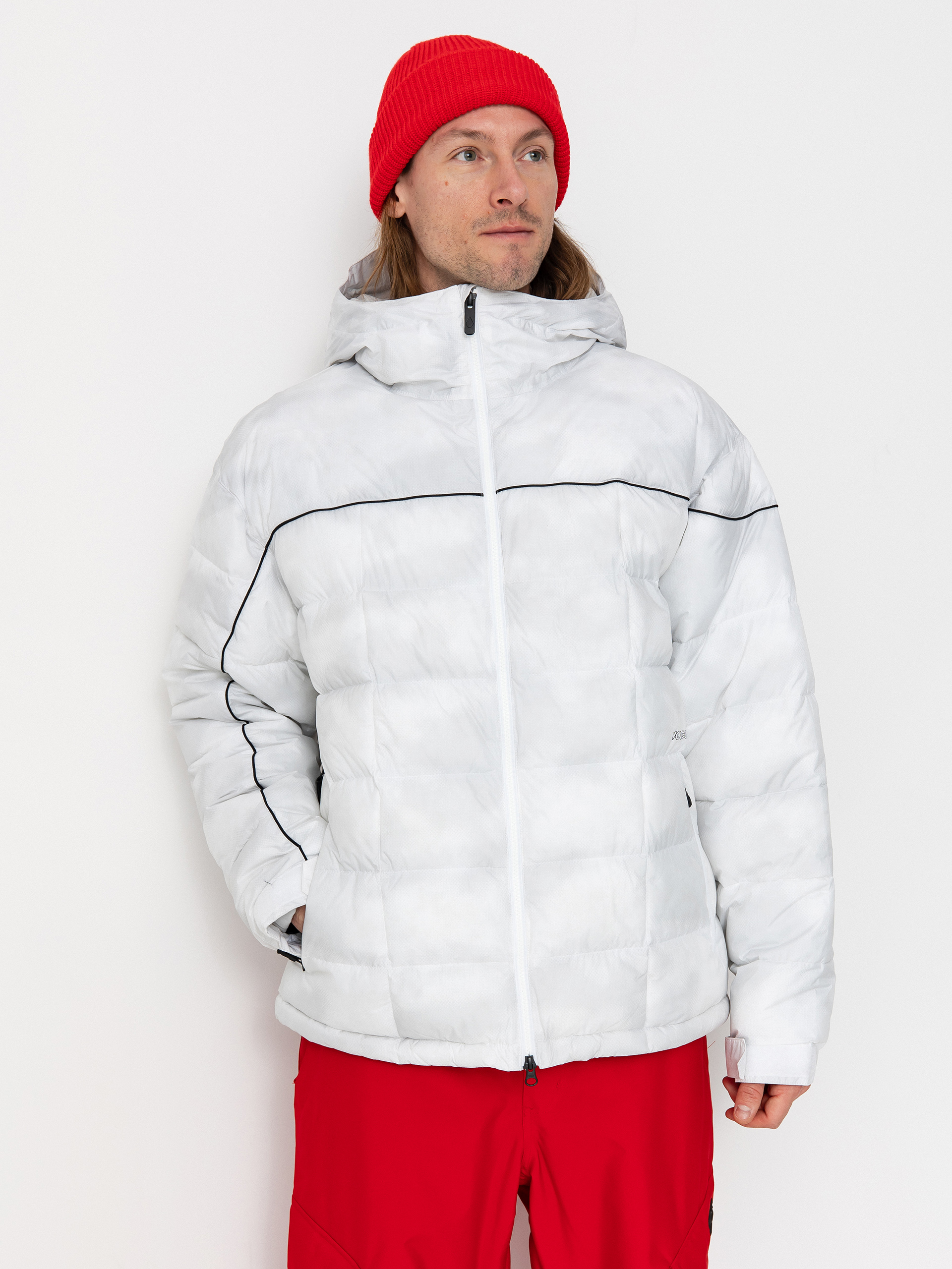 Herren Volcom Snowboard Jacke Sew Down (white camo)