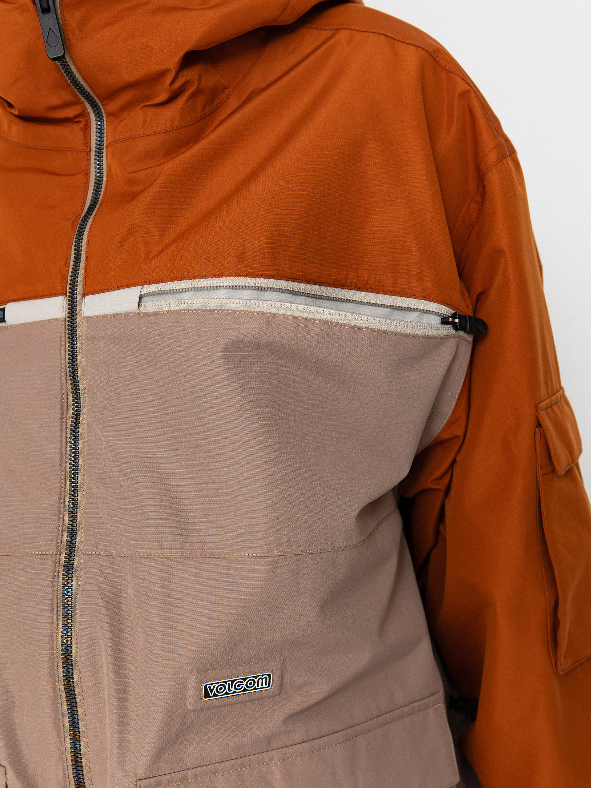 Mens Volcom Snowboard jacket Nightbreaker 20K (chestnut brown)