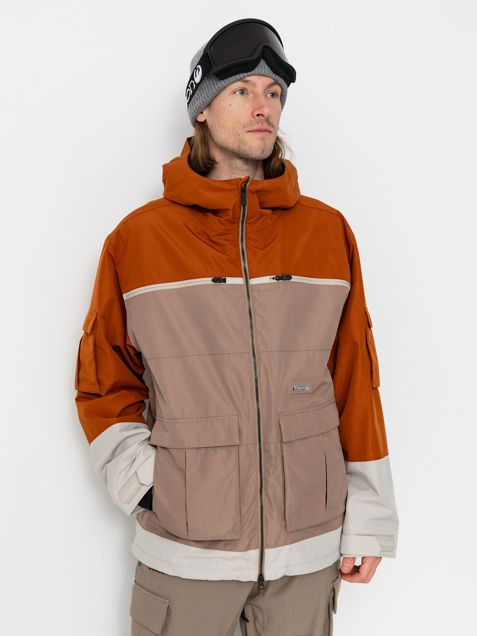 Herren Volcom Snowboard Jacke Nightbreaker 20K (chestnut brown)