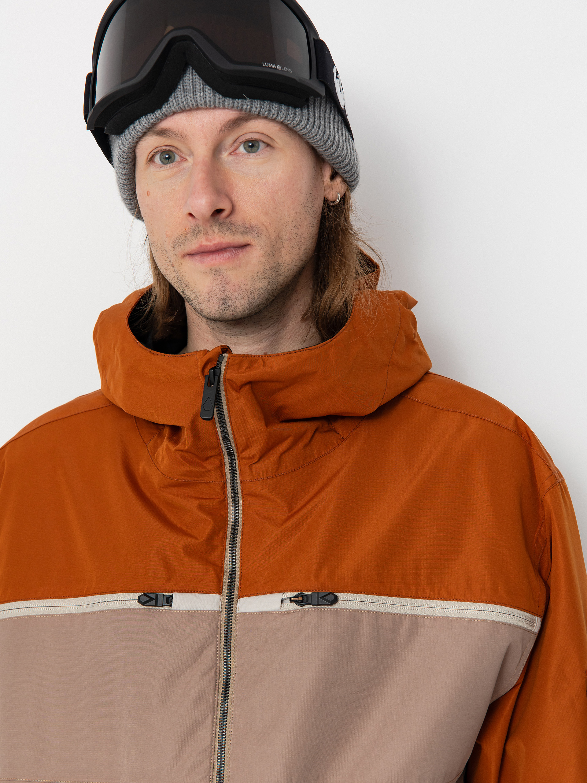 Mens Volcom Snowboard jacket Nightbreaker 20K (chestnut brown)