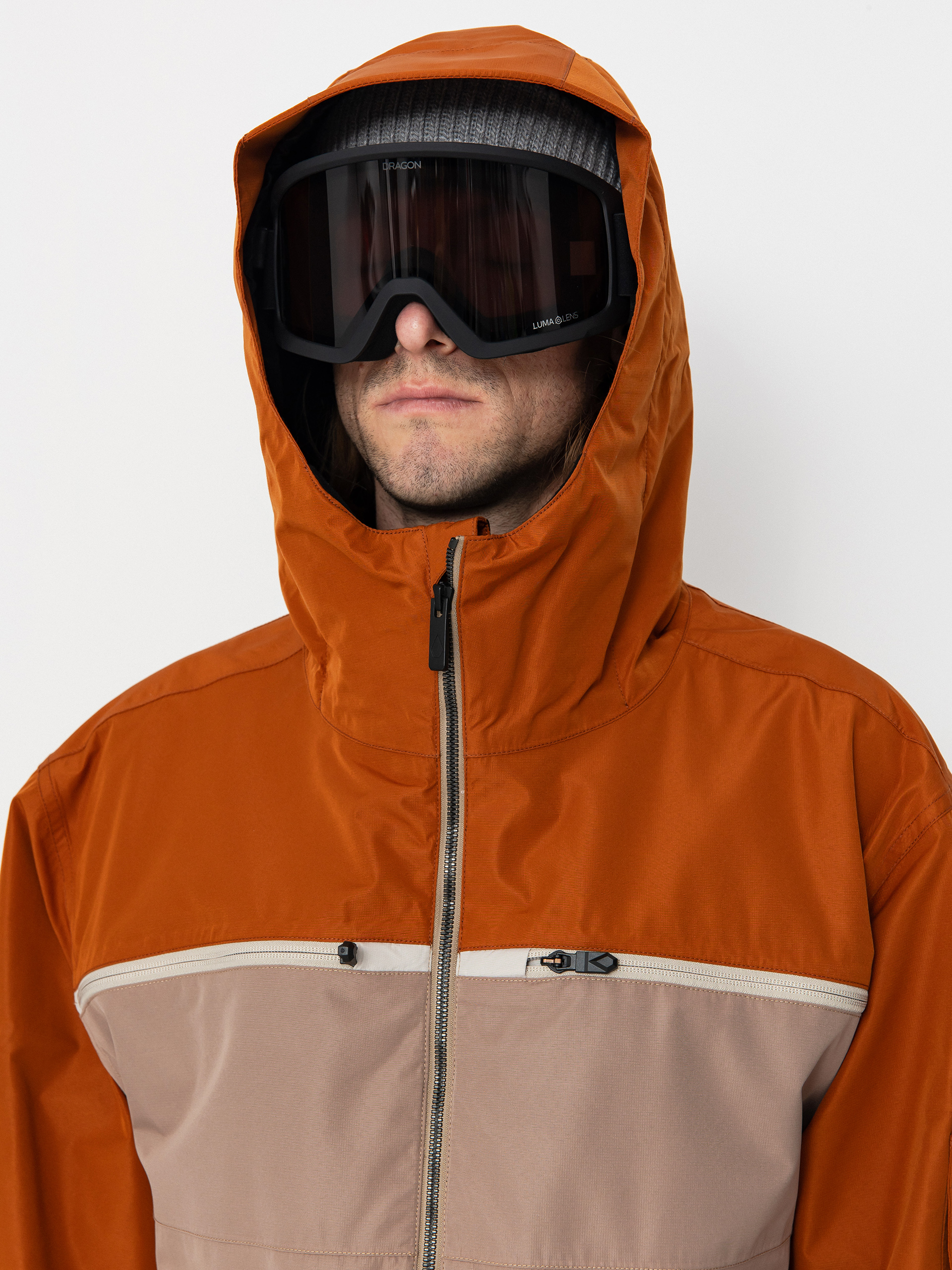 Mens Volcom Snowboard jacket Nightbreaker 20K (chestnut brown)