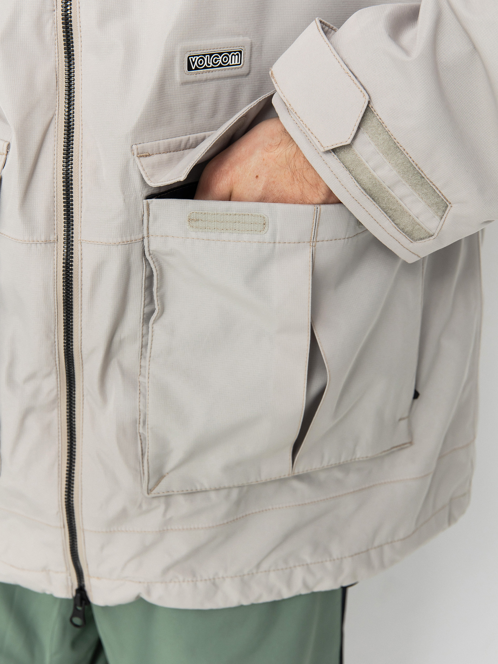 Mens Volcom Snowboard jacket Nightbreaker 20K (grey)