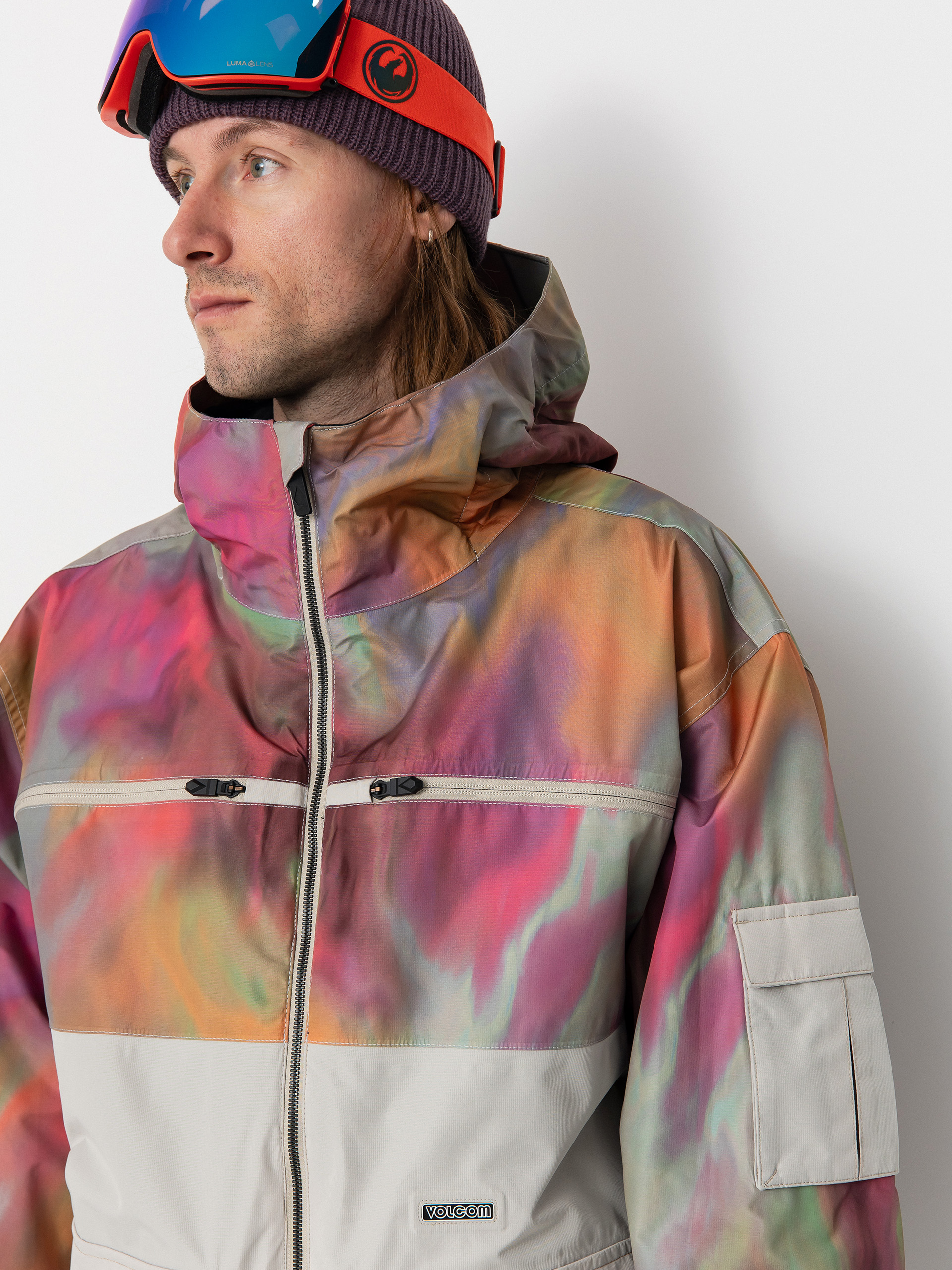 Mens Volcom Snowboard jacket Nightbreaker 20K (grey)