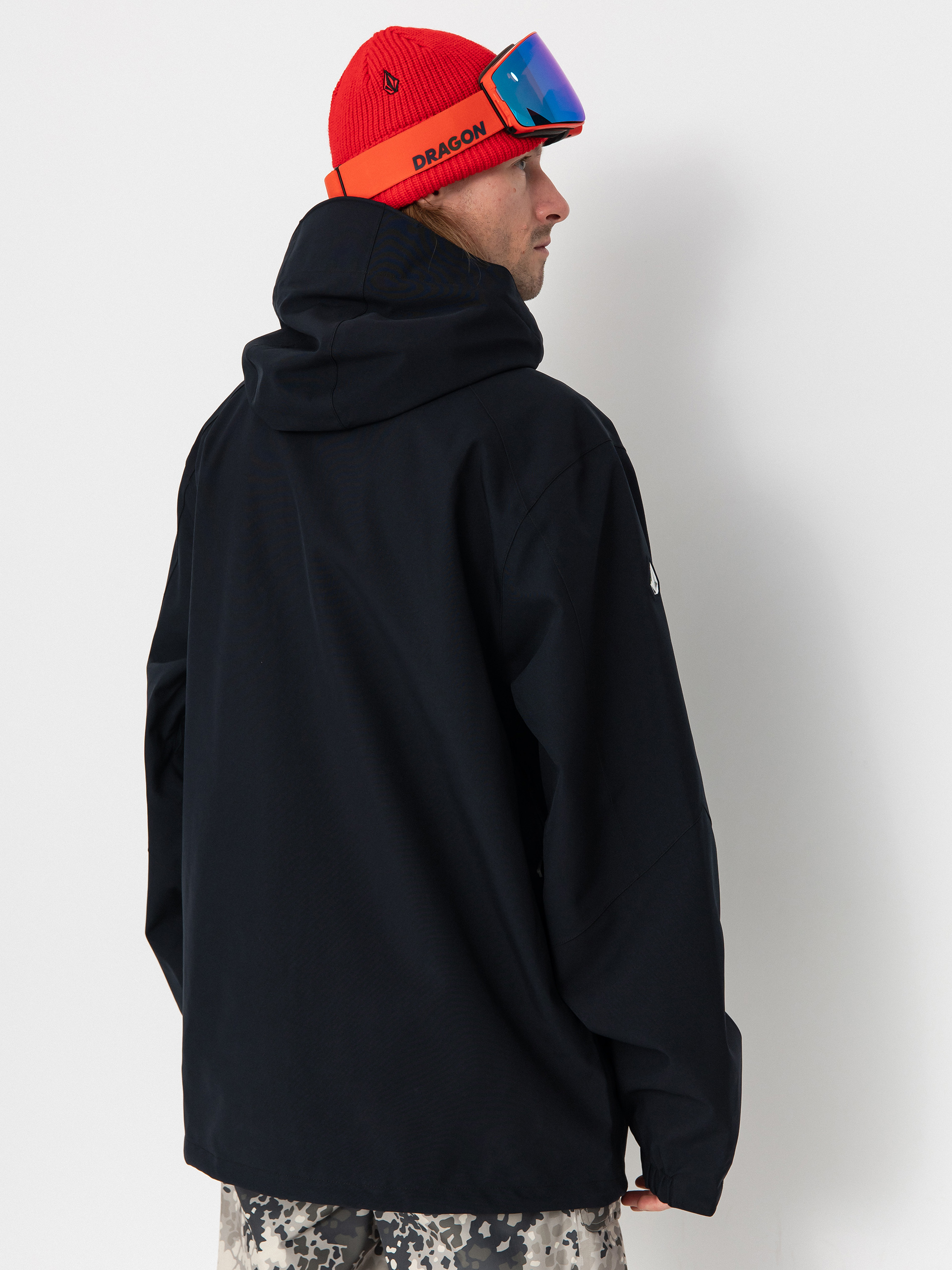 Mens Volcom Snowboard jacket Brighton Full Zip (black)