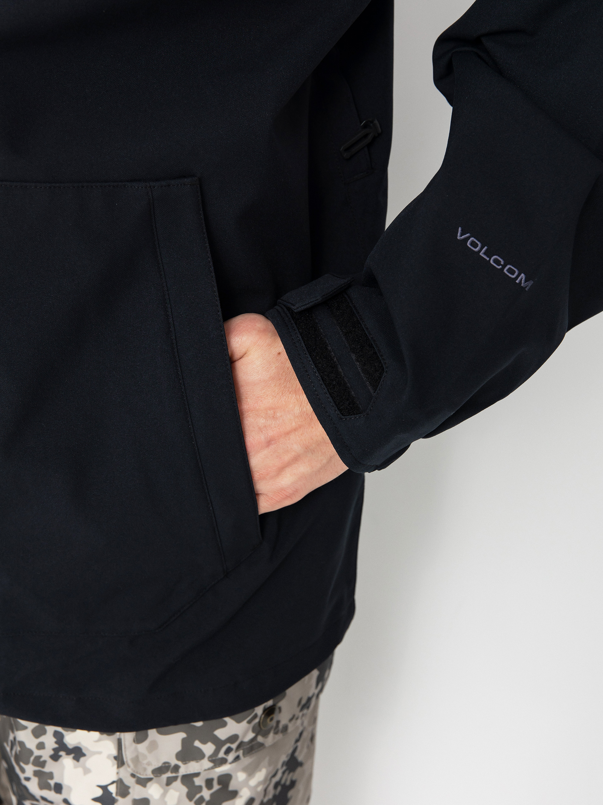 Mens Volcom Snowboard jacket Brighton Full Zip (black)