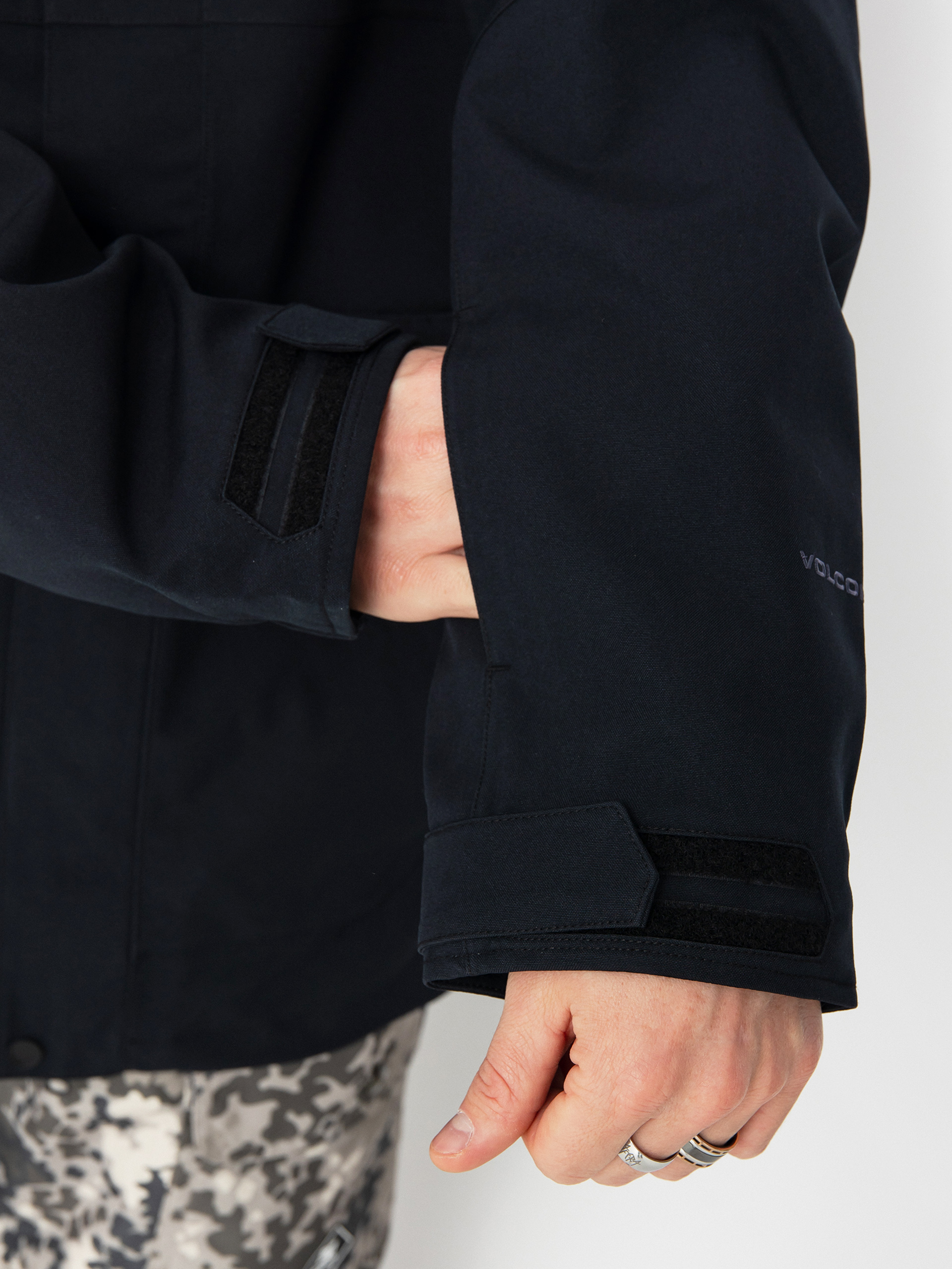 Mens Volcom Snowboard jacket Brighton Full Zip (black)