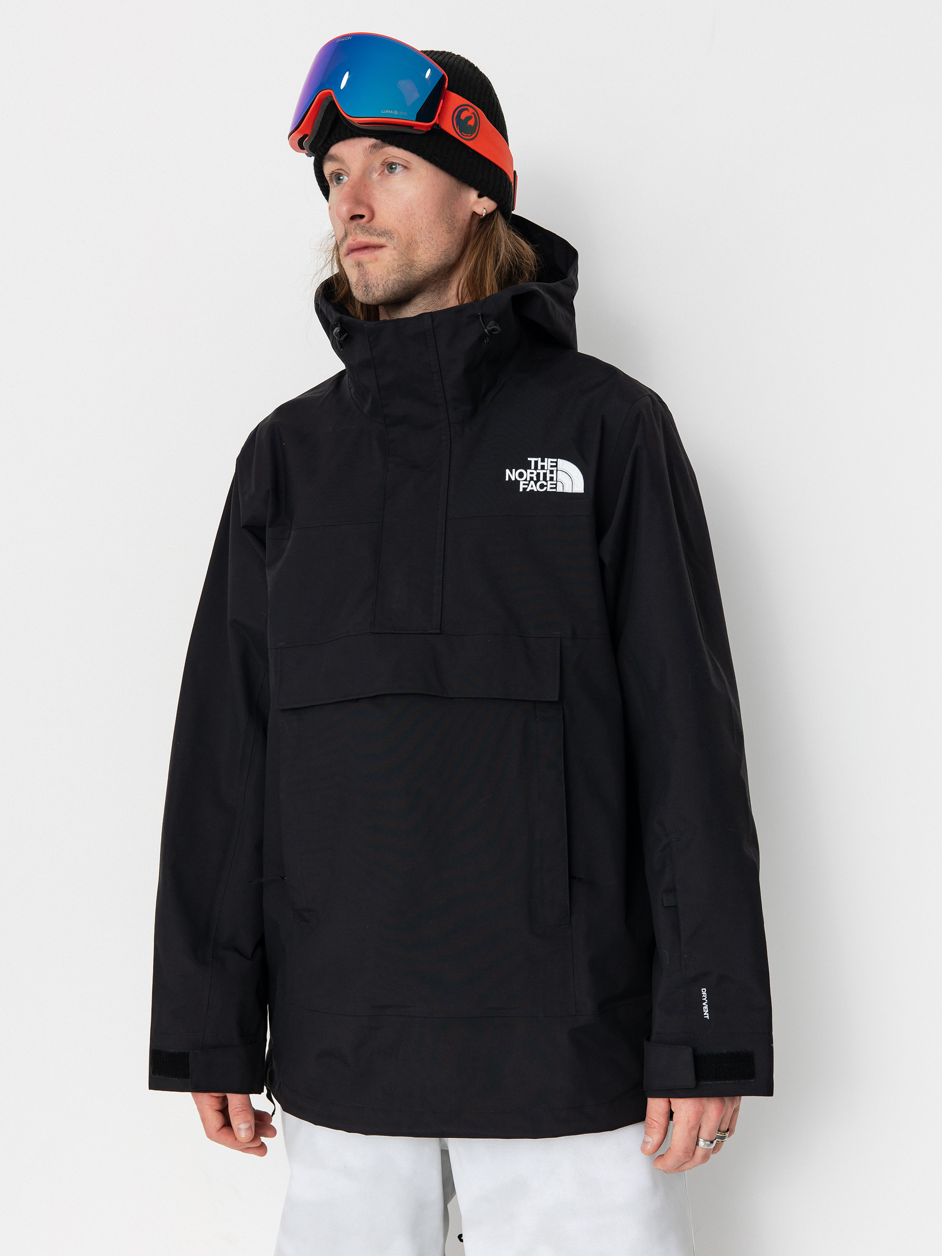 Mens The North Face Snowboard jacket Driftview Anorak (tnf black)