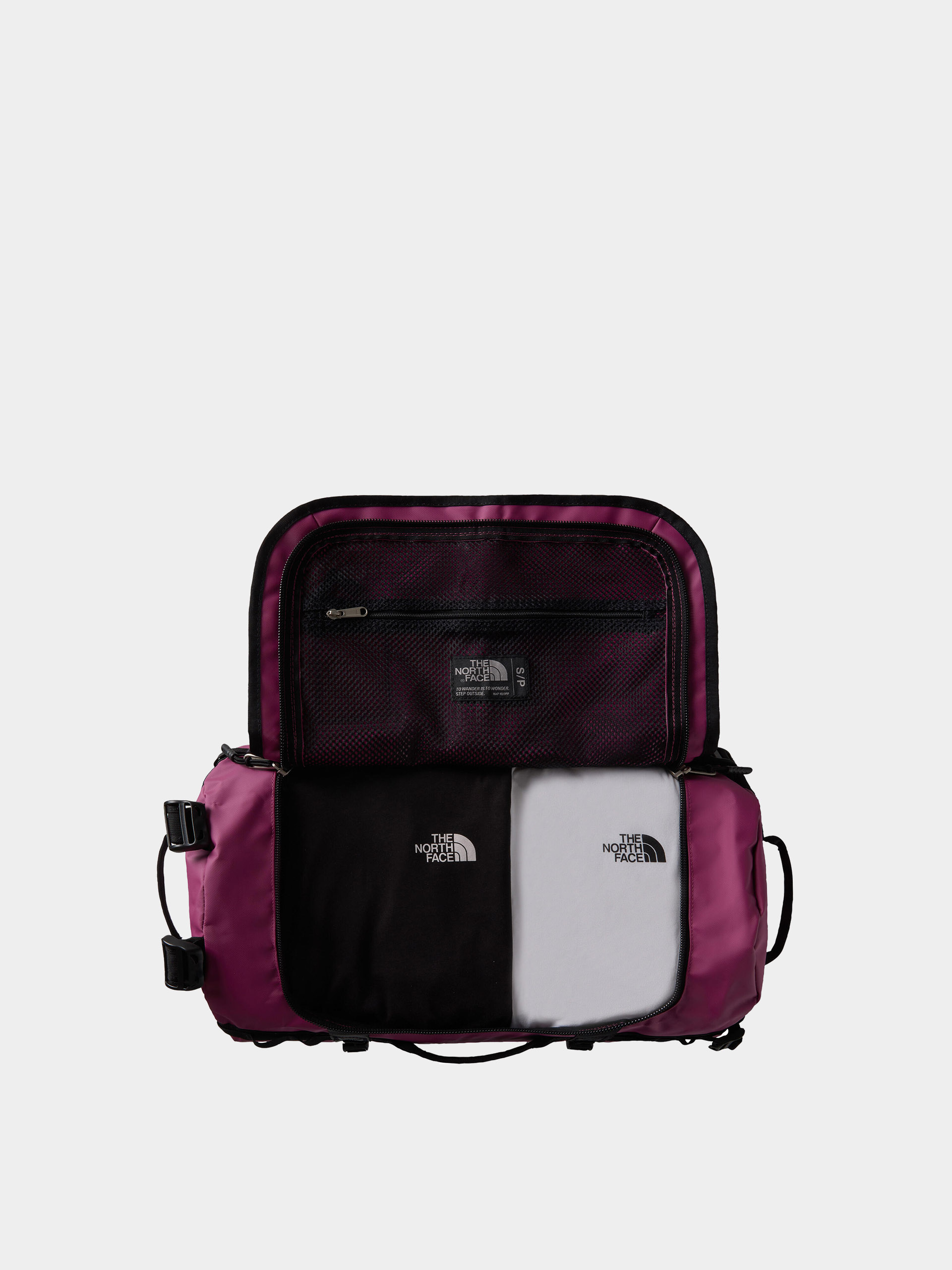 The North Face Bag Base Camp Duffel S - pink (cyber berry tnf black)