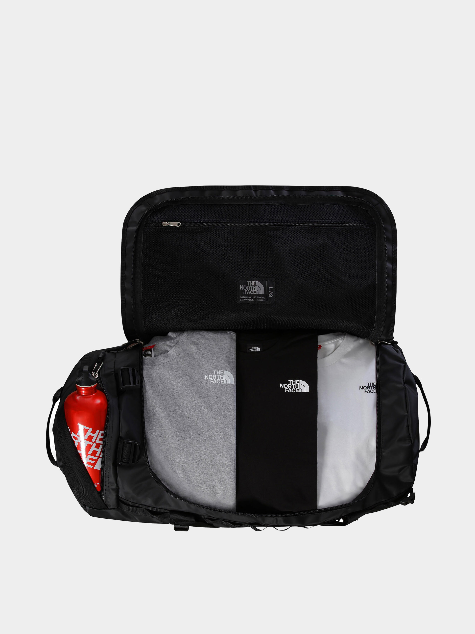 The North Face Tasche Base Camp Duffel L (tnf black tnf white npf)