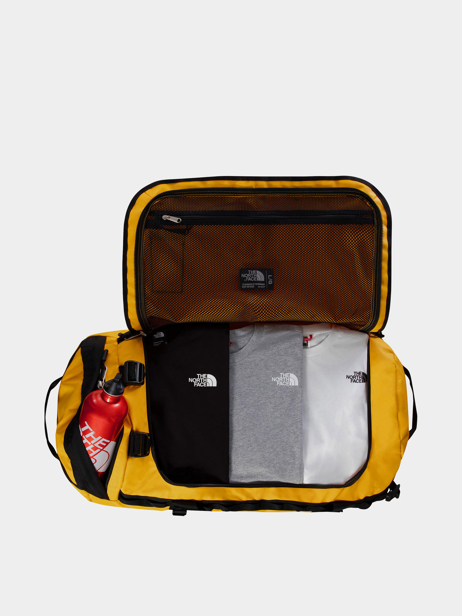 The North Face Bag Base Camp Duffel L (summit gold/tnf black n)