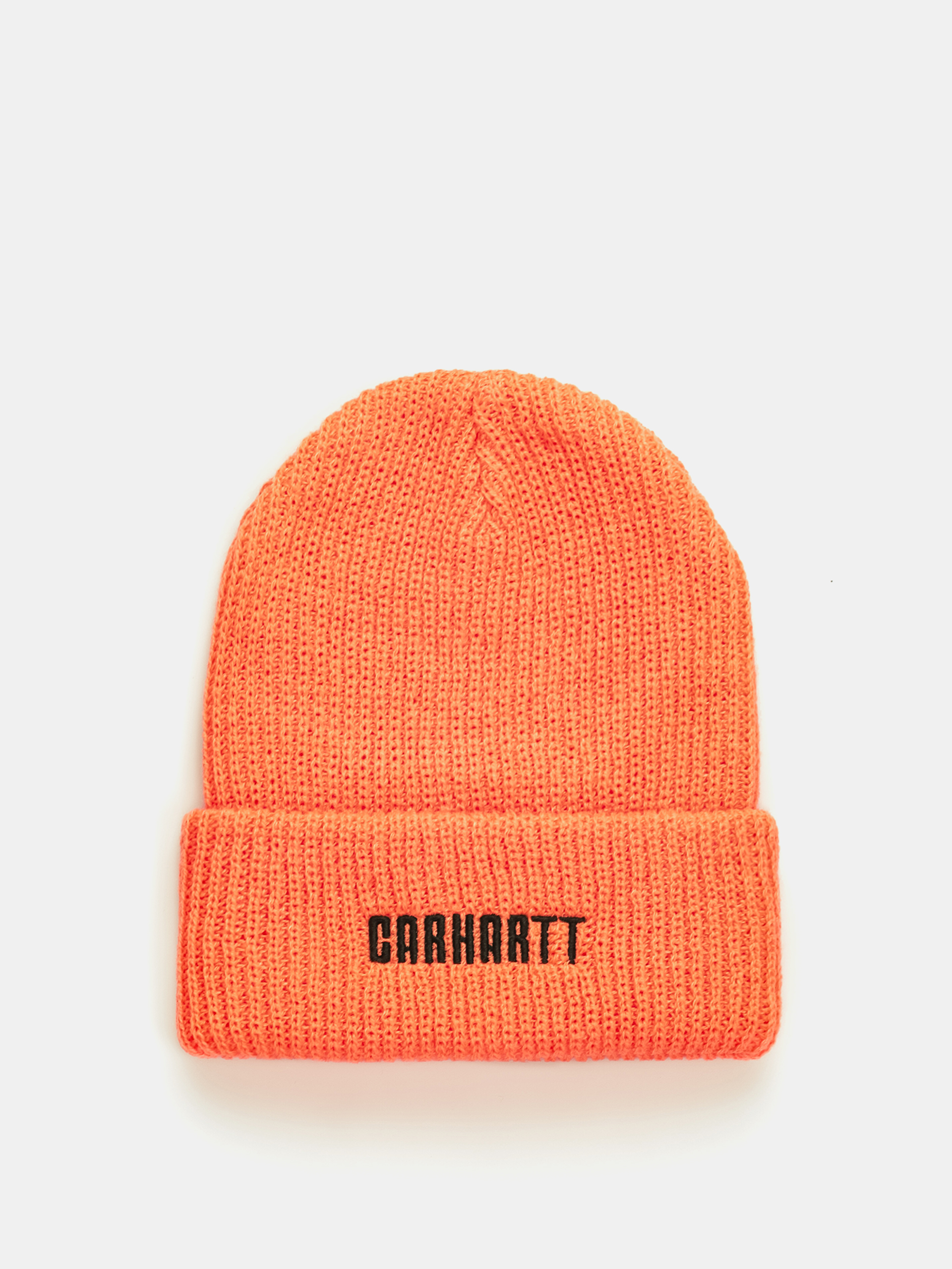 Carhartt WIP Beanie Industry orange (lumo orange/black)