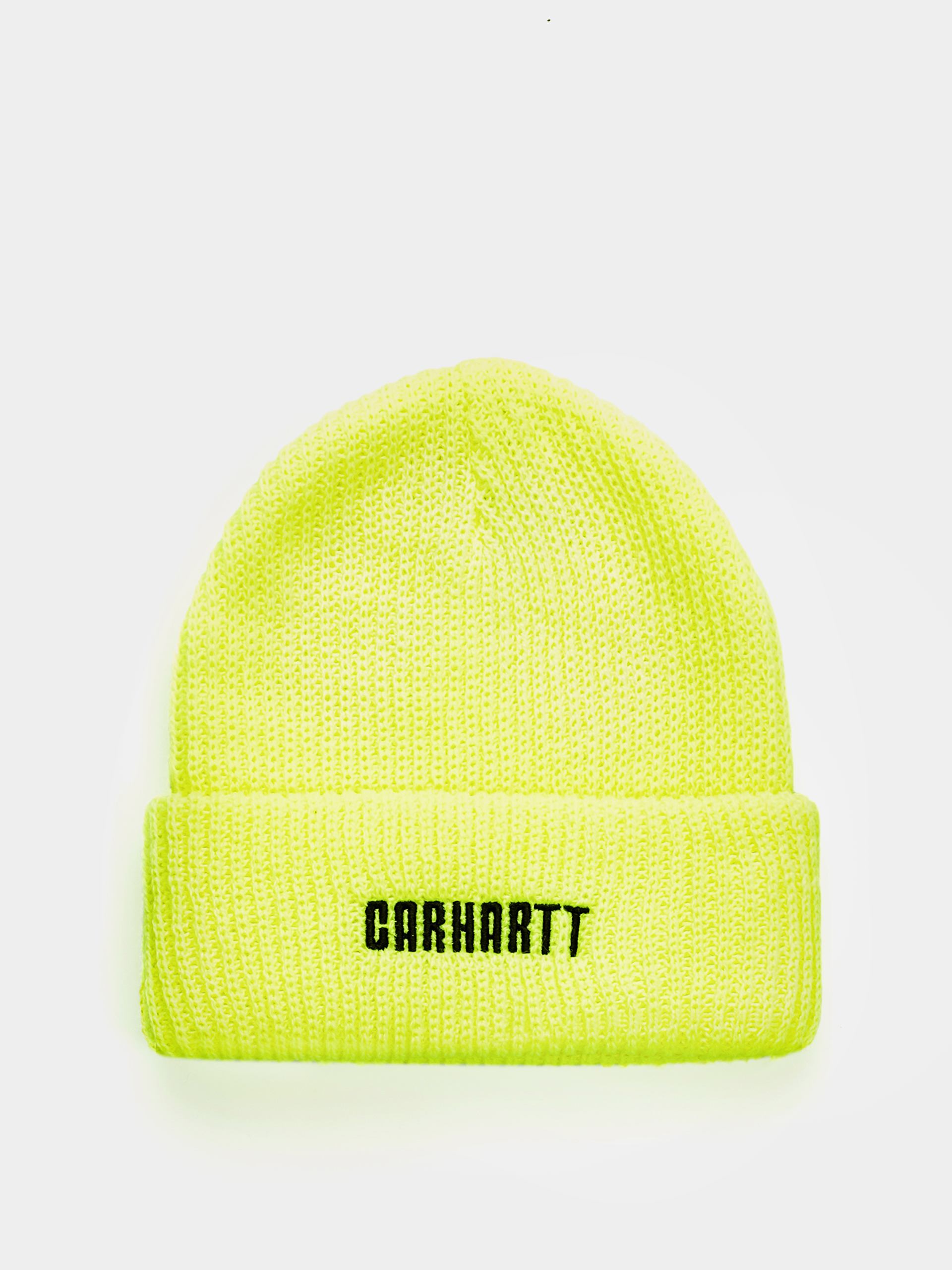 Carhartt WIP Beanie Industry (lumo yellow/black)