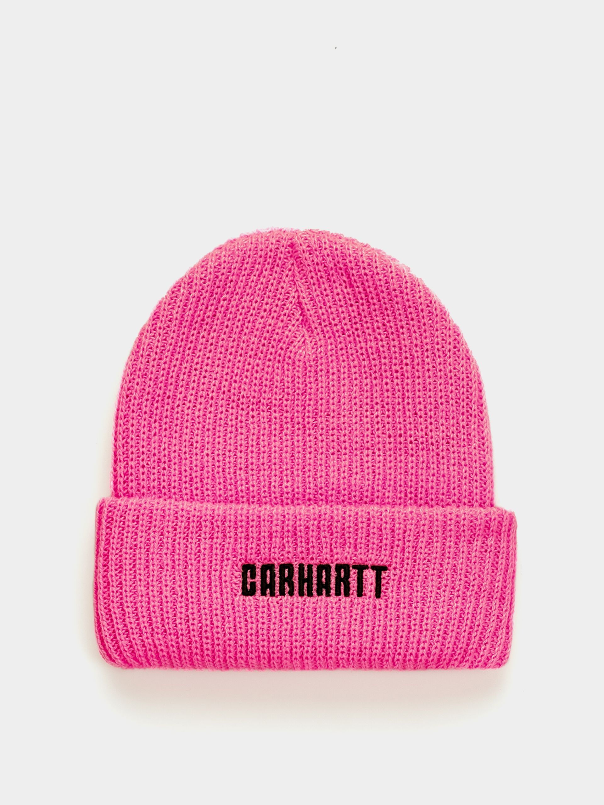 Carhartt WIP Beanie Industry (lumo pink/black)