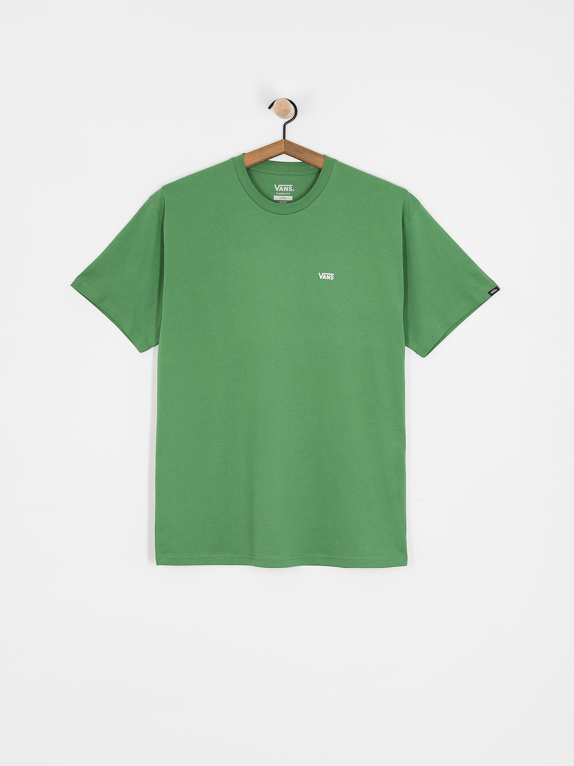 国内配送 VANS MENS CLASSIC LOGO BIG TEE GREEN Vans Mens Classic Cotton T-Shirt - Dark Green – Avenue 85