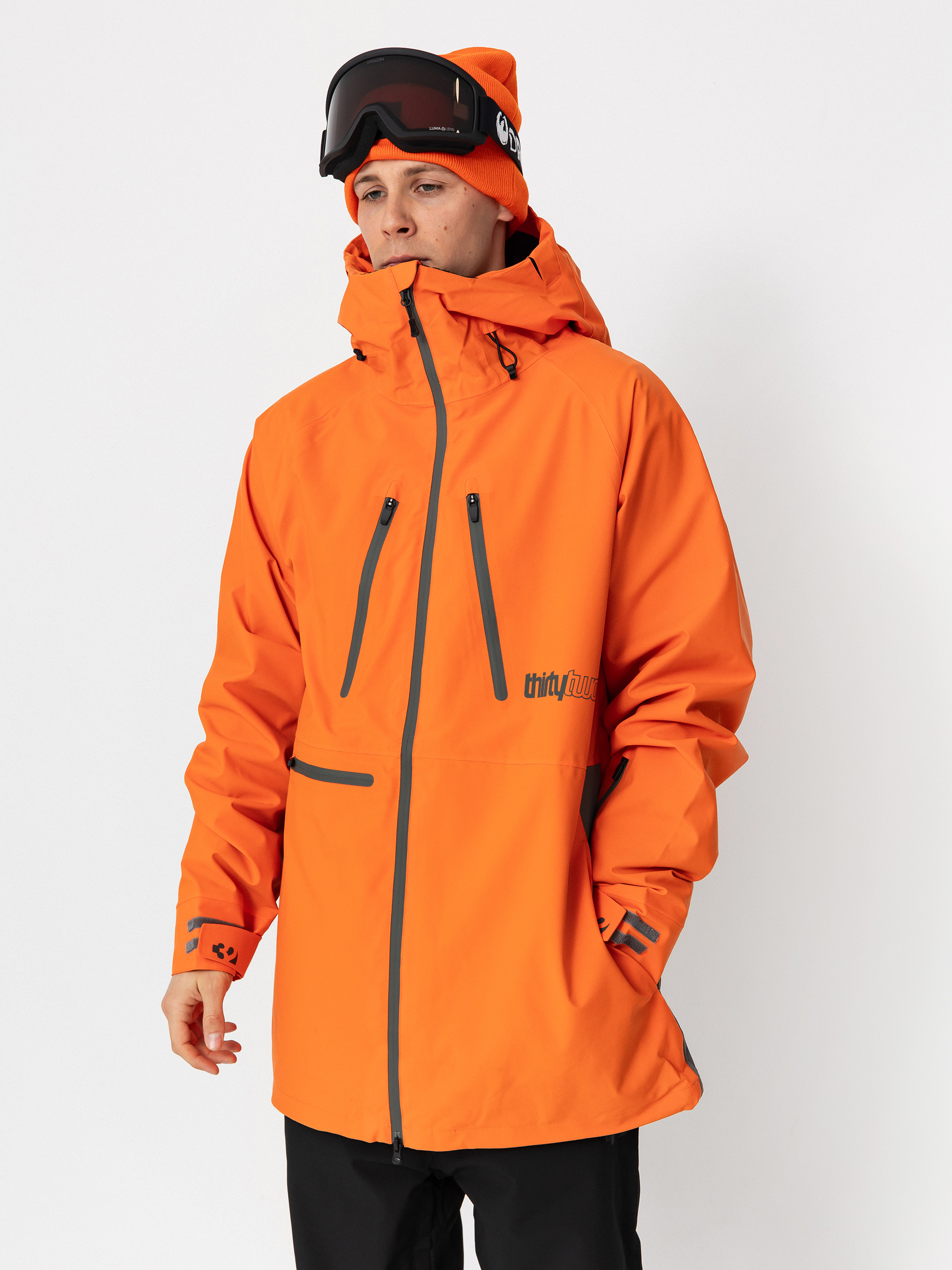Burton Ak Snowboard Jacke Orange Men's Burton [ak] Hover GORE‑TEX