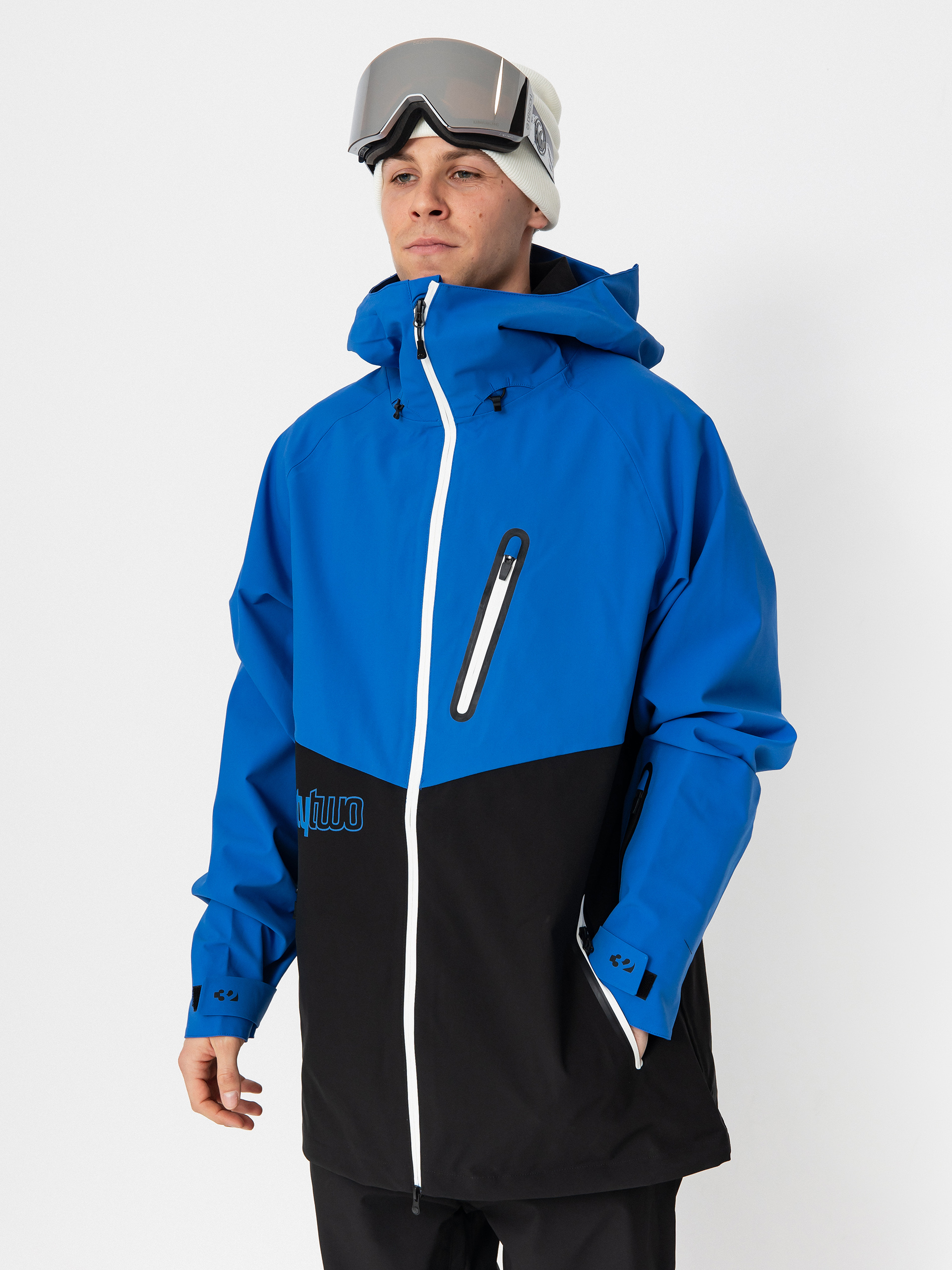 ThirtyTwo Snowboard jacket Grasser - blue, black (black/blue)
