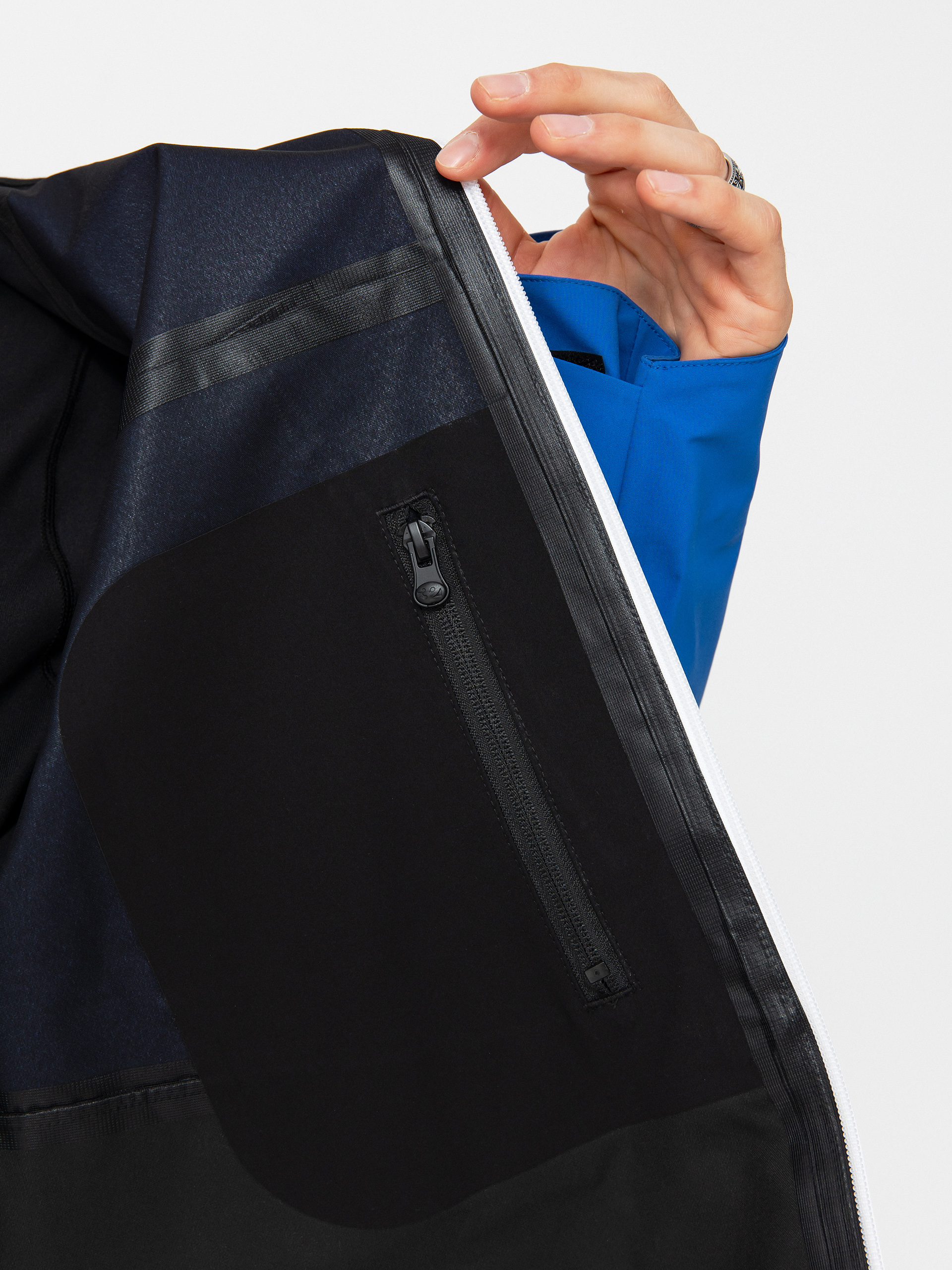 Mens ThirtyTwo Snowboard jacket Grasser (black/blue)