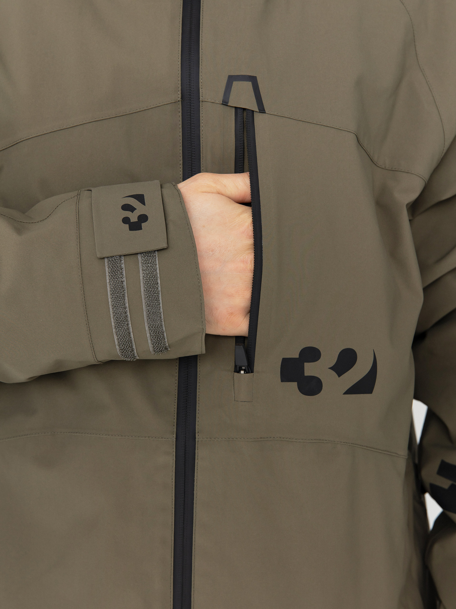 Mens ThirtyTwo Snowboard jacket Lashed Insulated (olive)