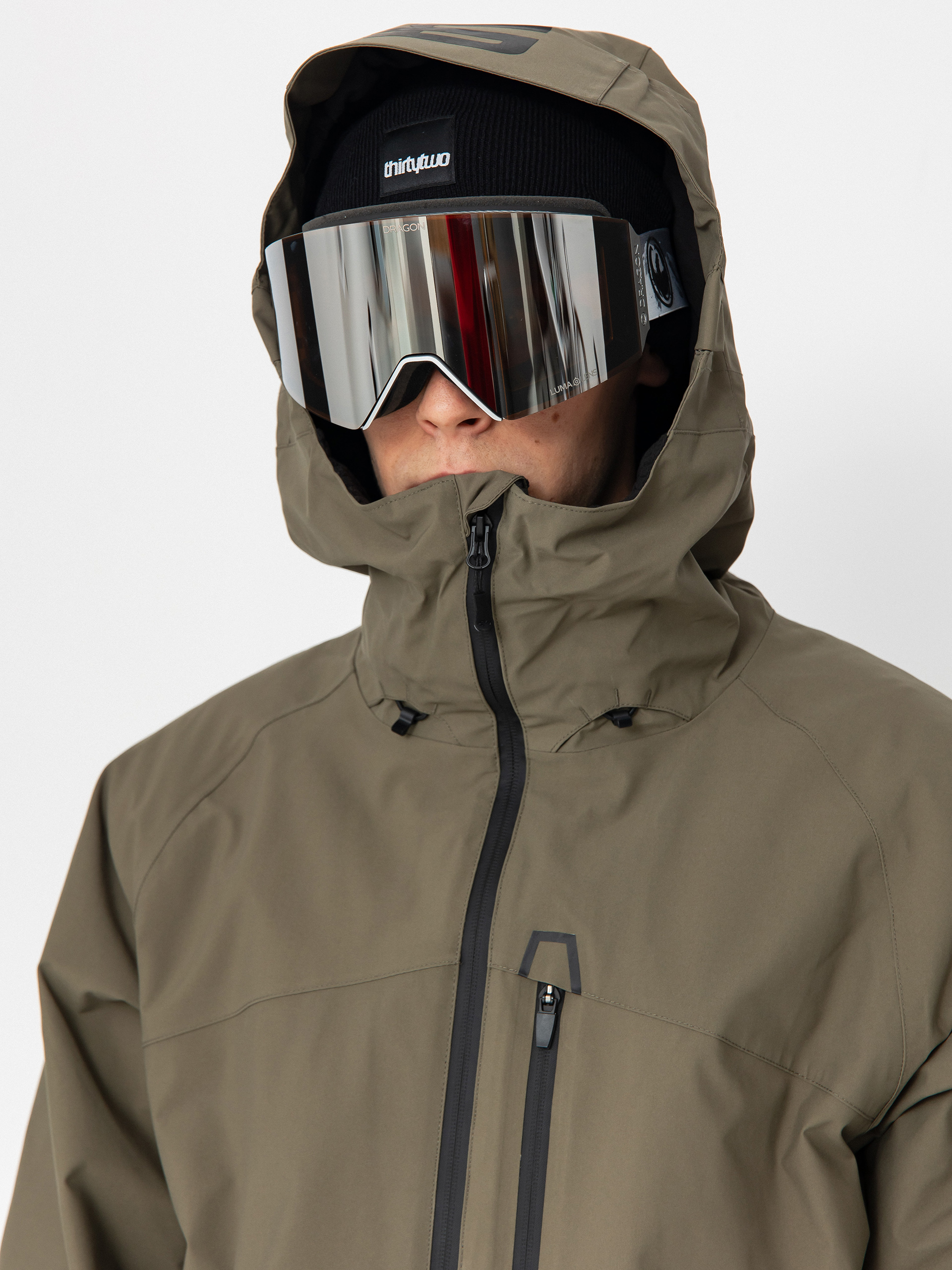 Mens ThirtyTwo Snowboard jacket Lashed Insulated (olive)