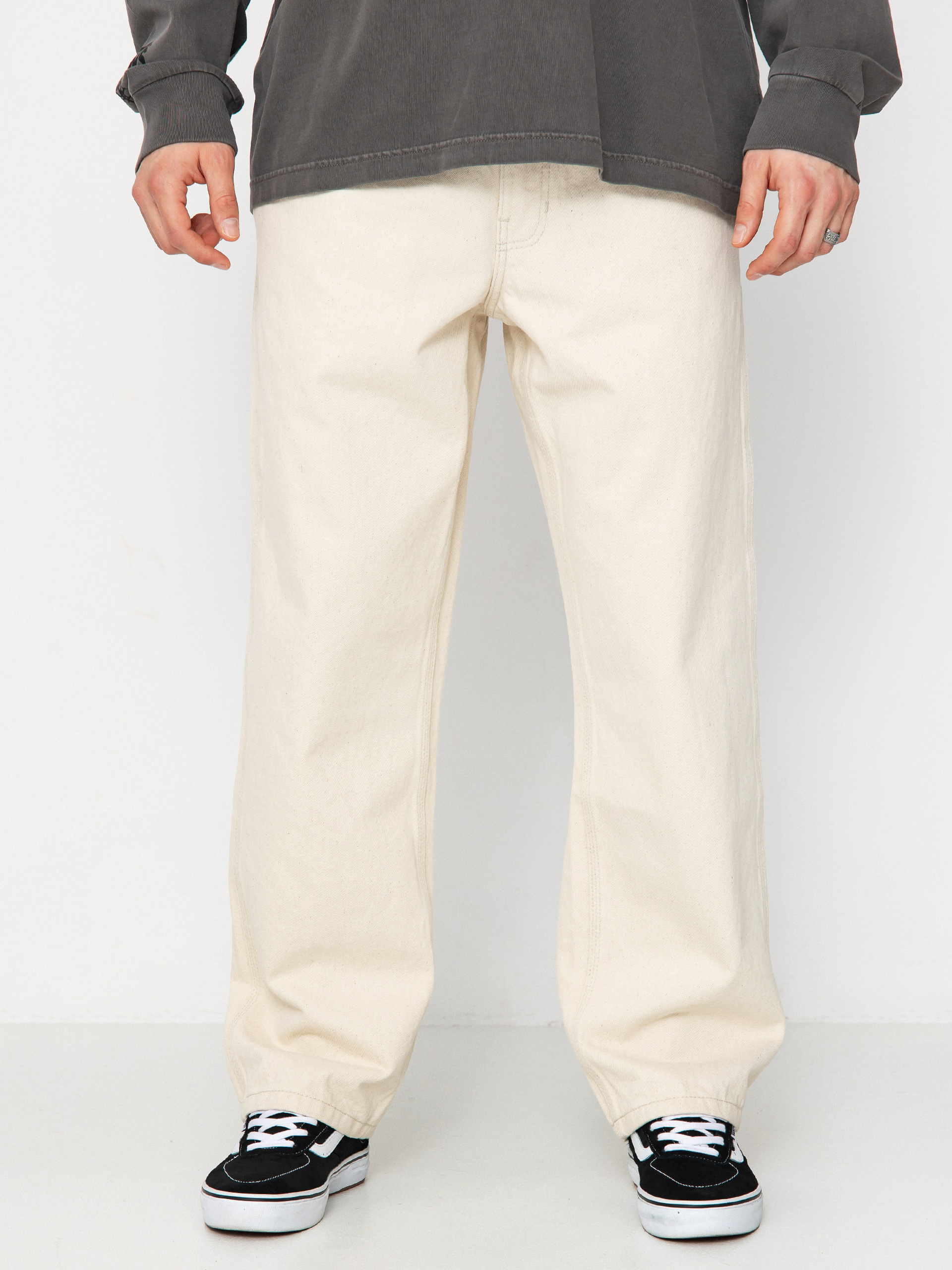 Vans Skate Check 5 Loose Denim Pants - white (natural)